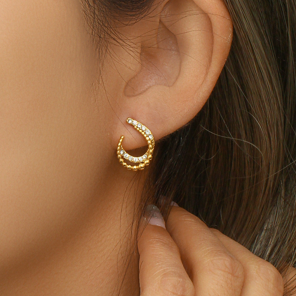 Boucles d'oreilles Nola Gold