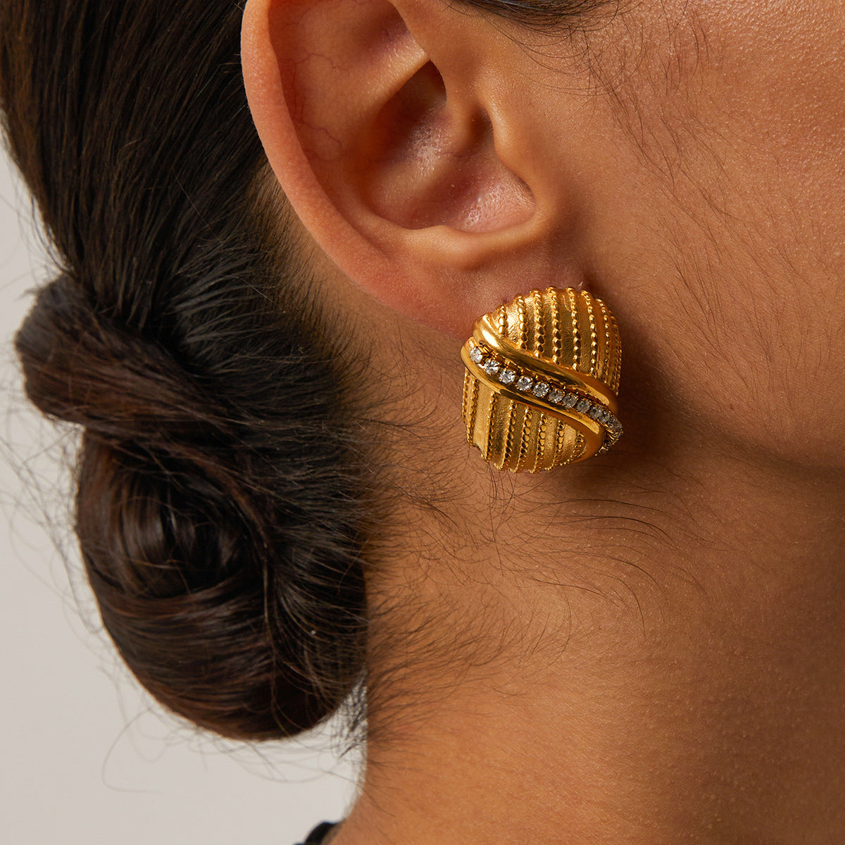 Boucles d'oreilles Odine en or