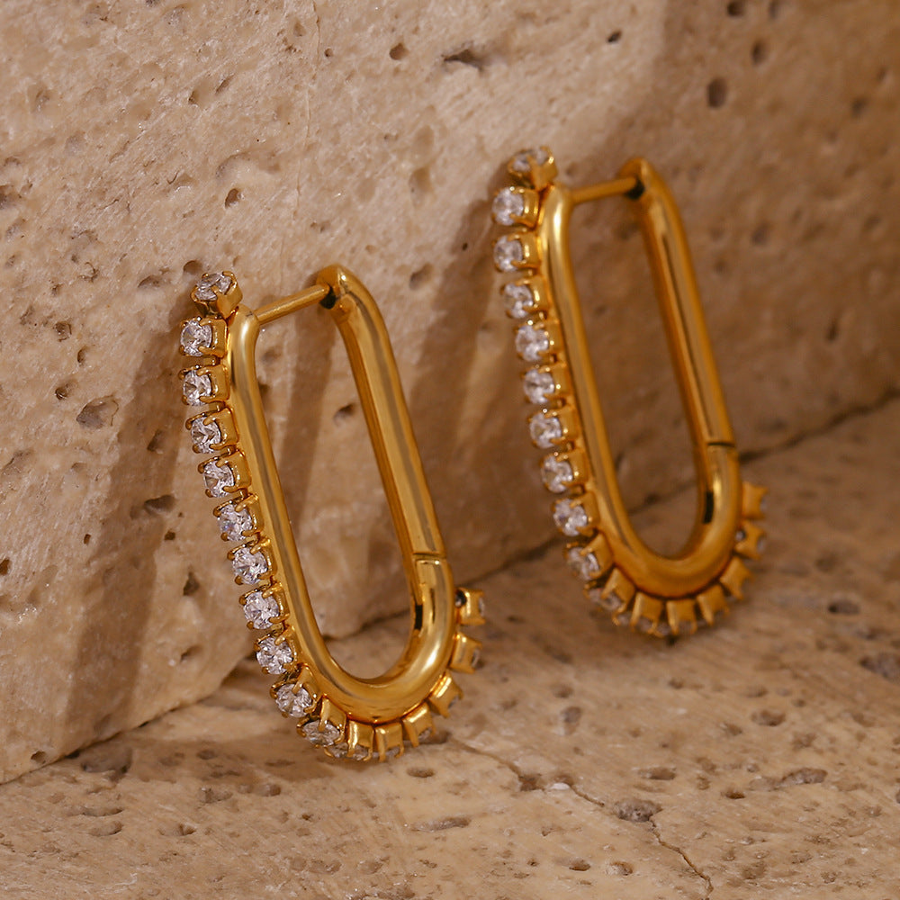 Boucles d'oreilles en diamant Georgia