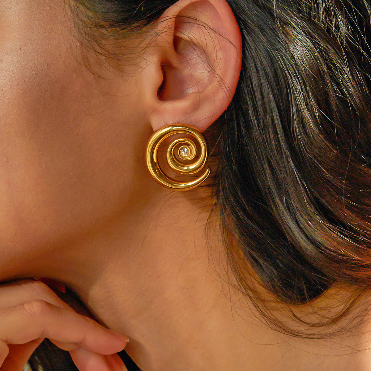 Boucles d'oreilles Tilly Or