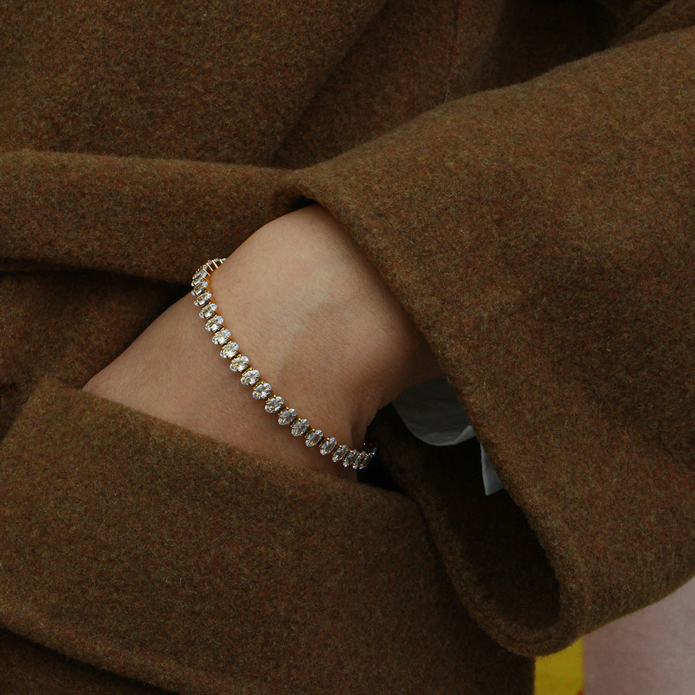 Bracelet de Tennis en Diamant Wisteria