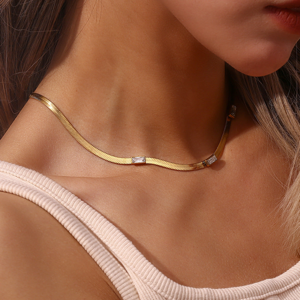 Collier en or tressé Eve
