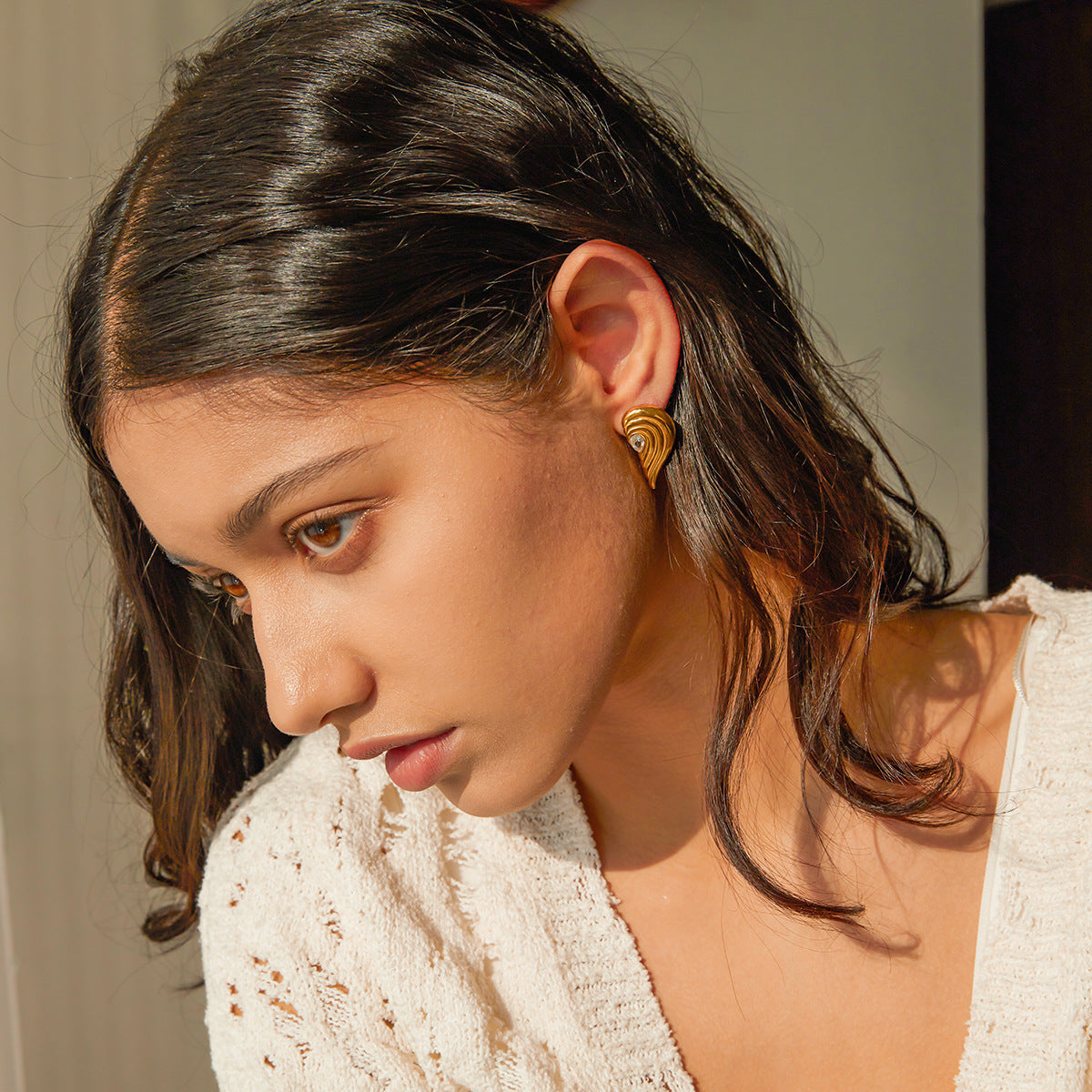Boucles d'oreilles en or Thalia