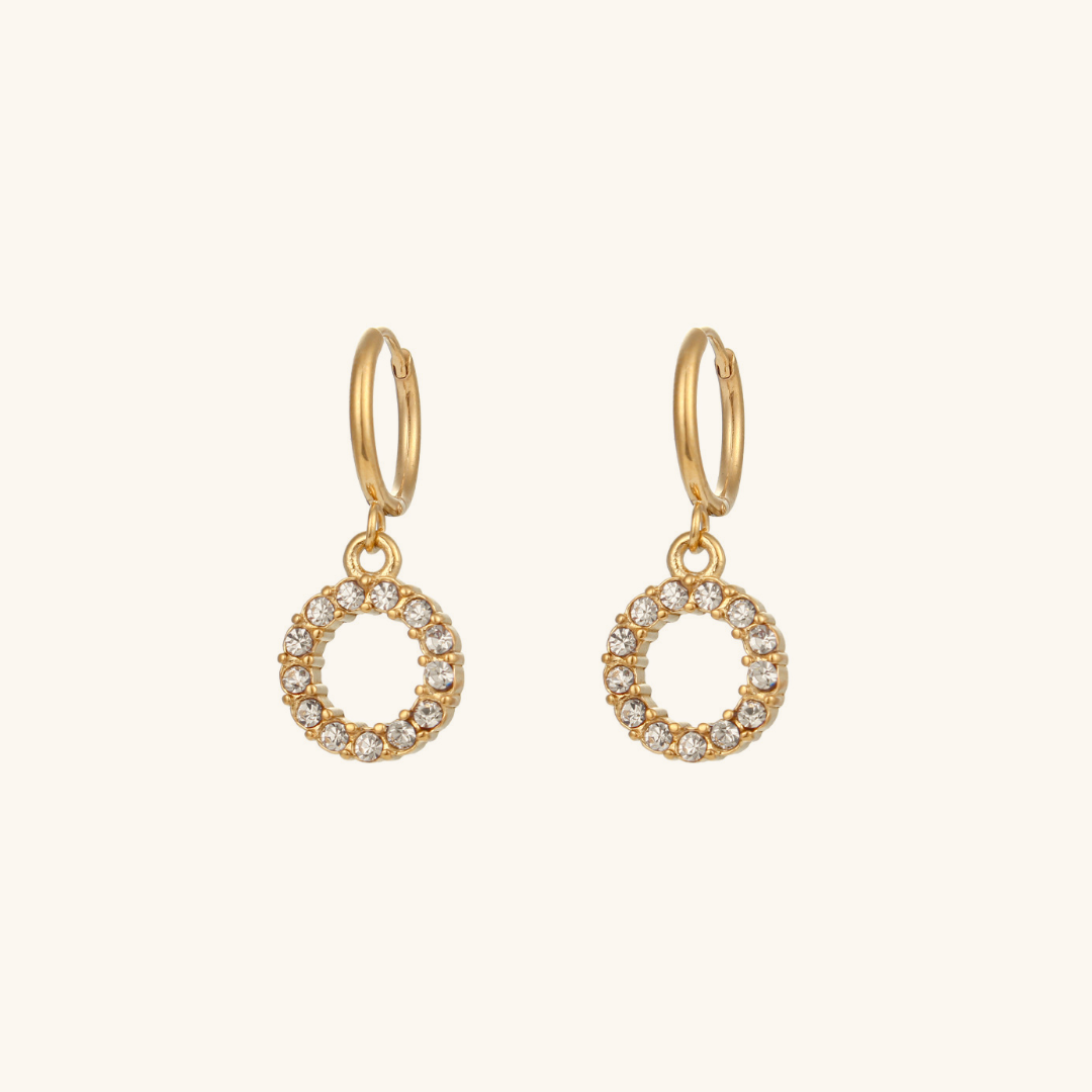 Boucles d'oreilles Initiales Wilhemina