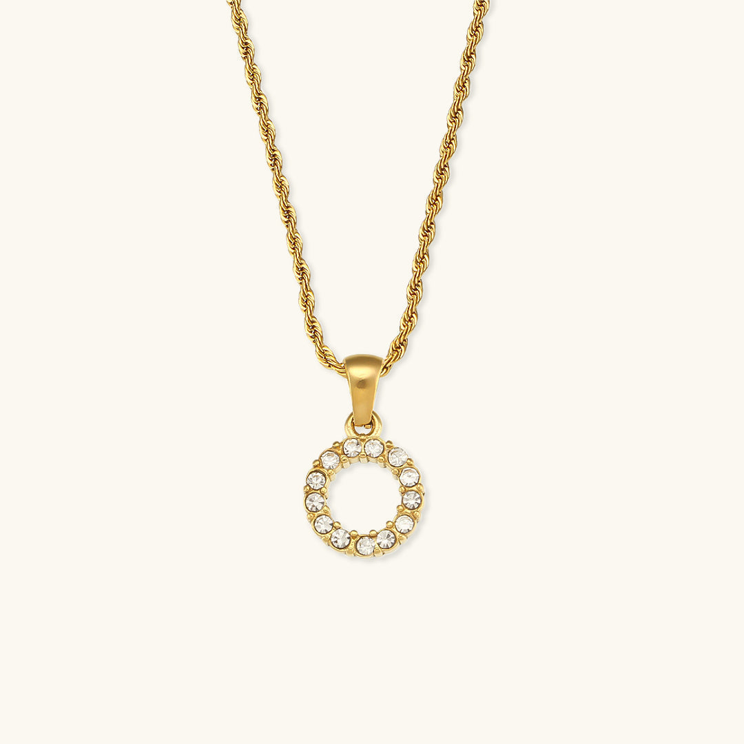 Collier en diamant avec initiales Maeve Buchstaben