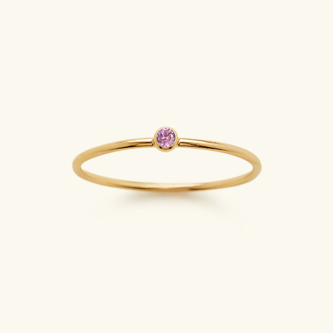 Bague Empilable en Pierre de Naissance Amelia
