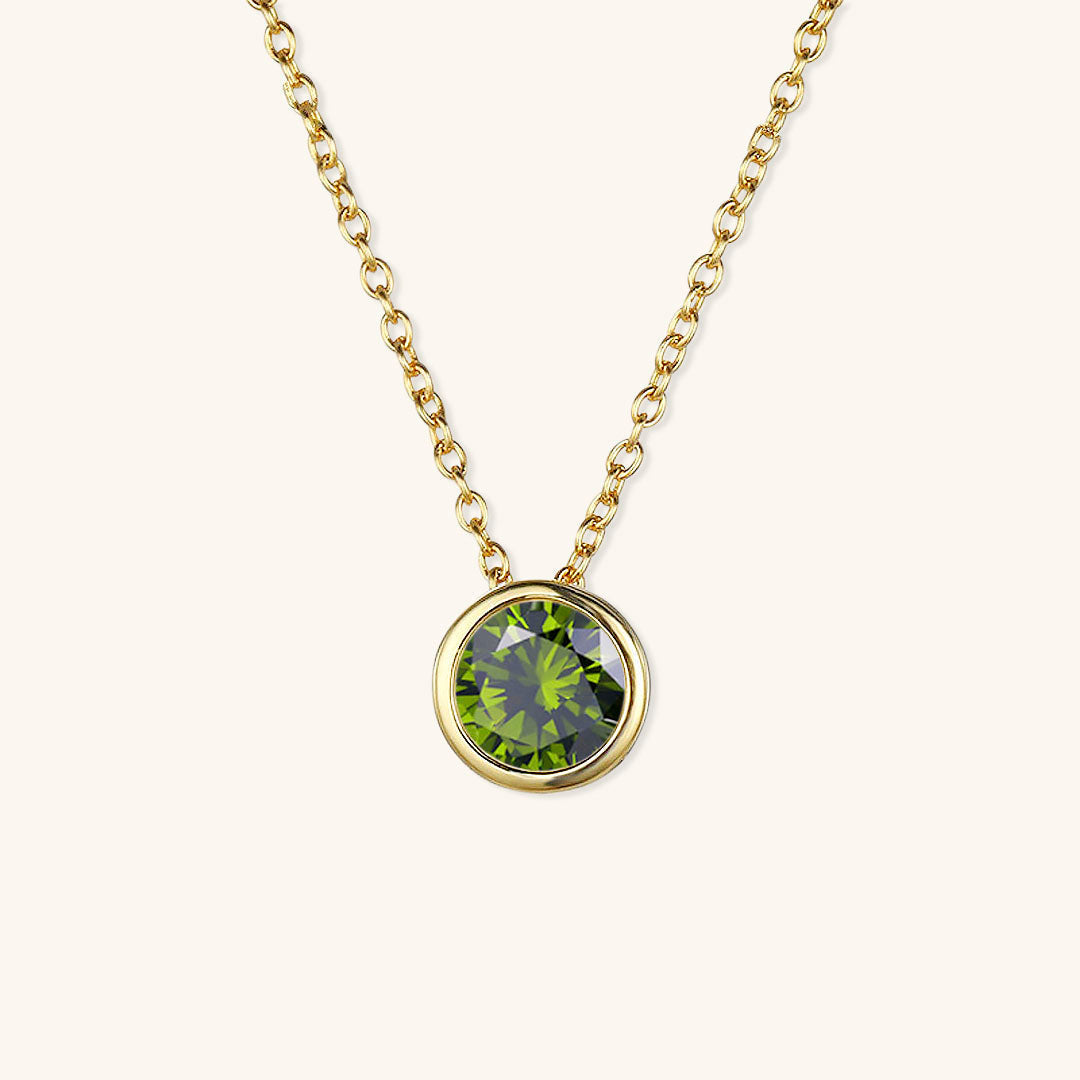 Collier de pierre de naissance Amelia
