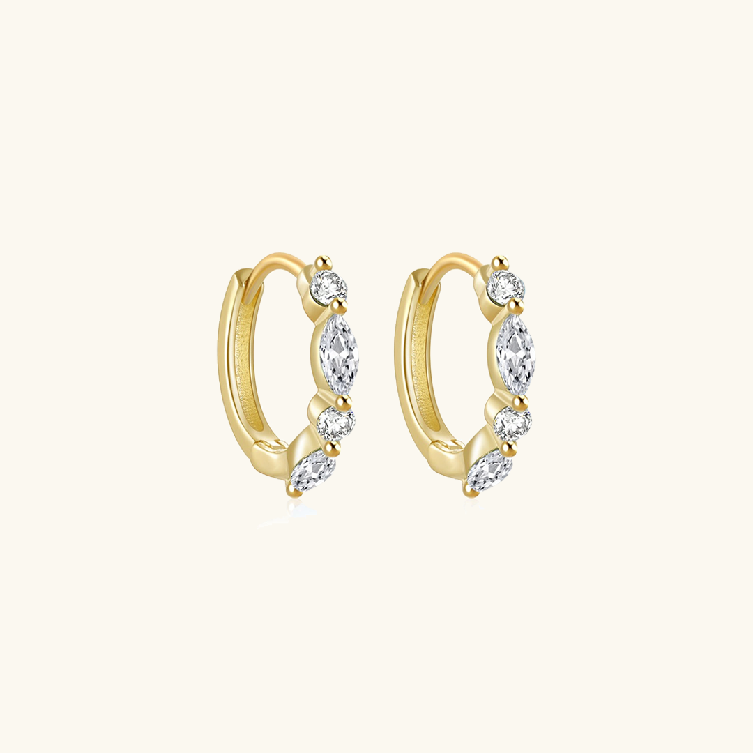 Boucles d'oreilles Aila Diamant