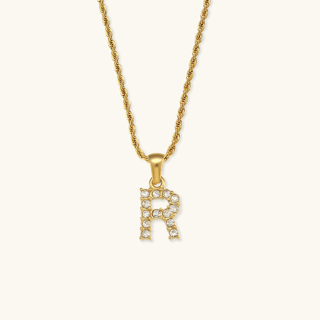 Collier en diamant avec initiales Maeve Buchstaben