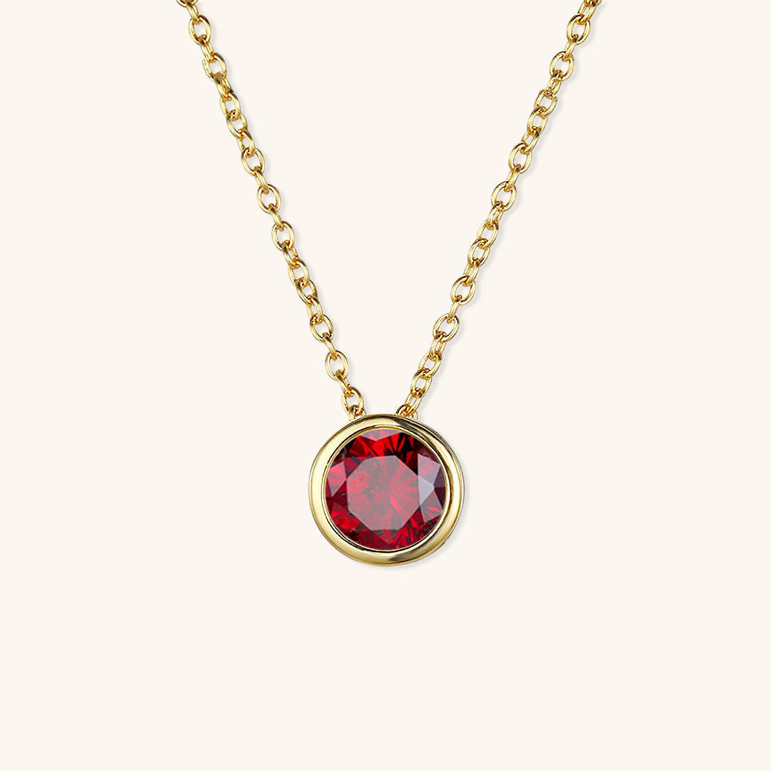 Collier de pierre de naissance Amelia