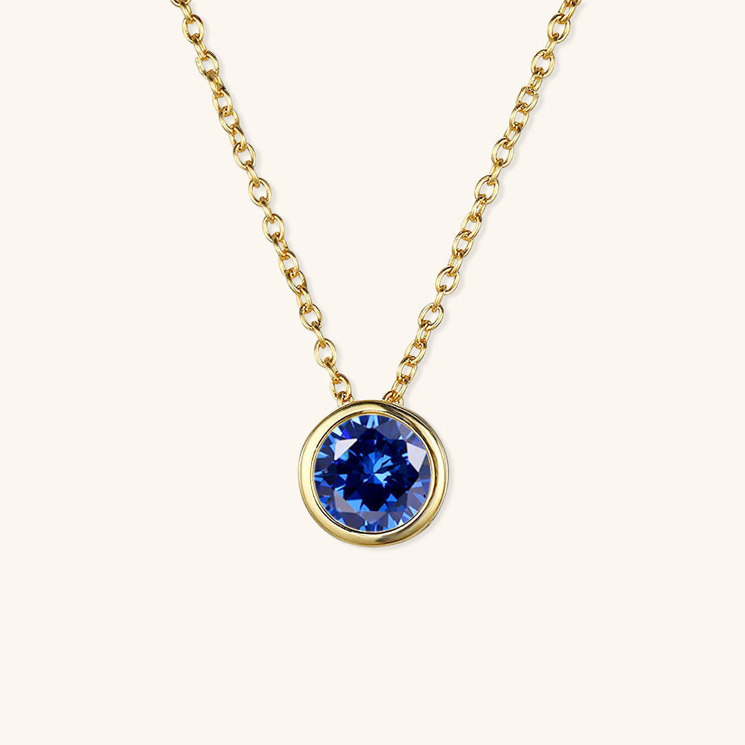 Collier de pierre de naissance Amelia