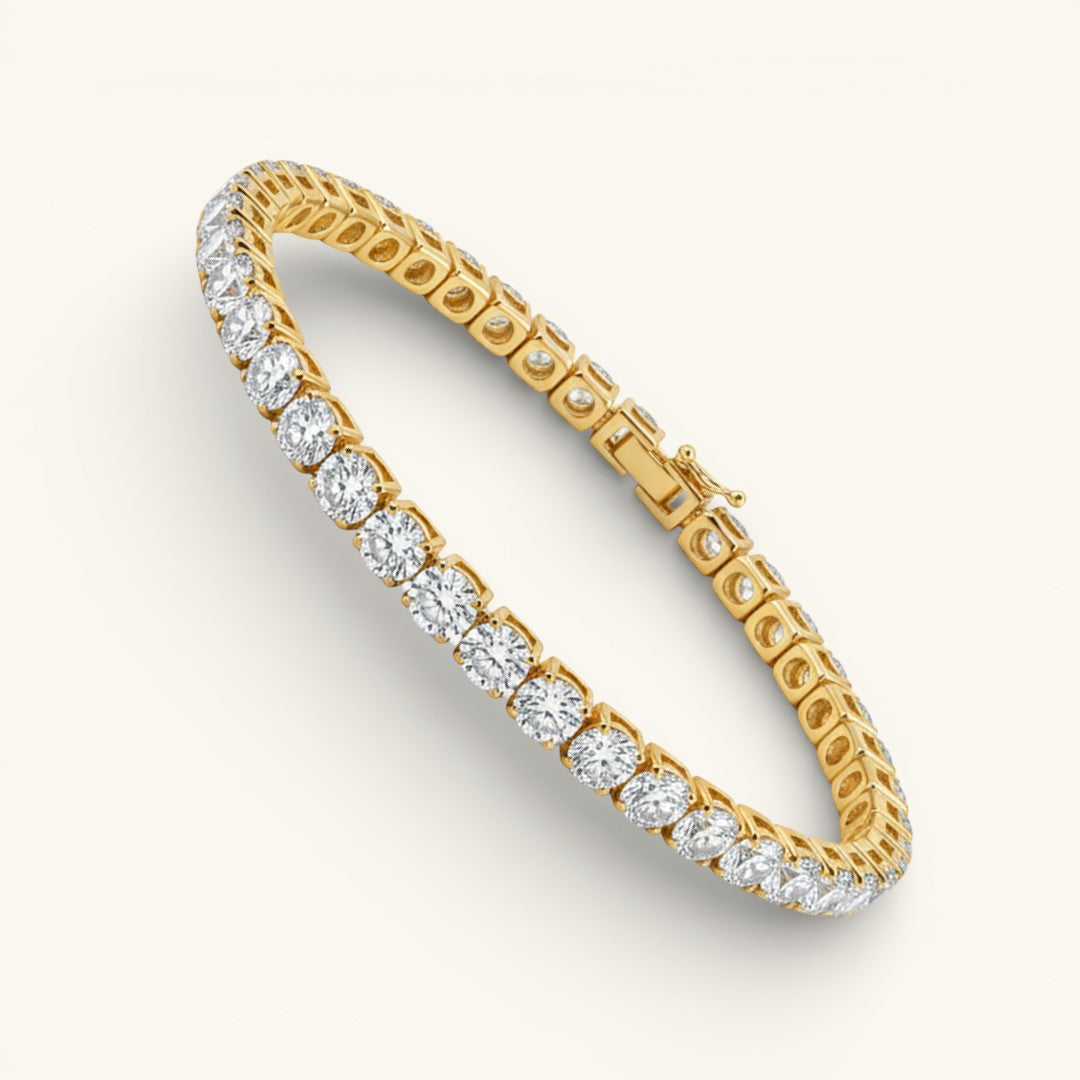 Bracelet de tennis en or