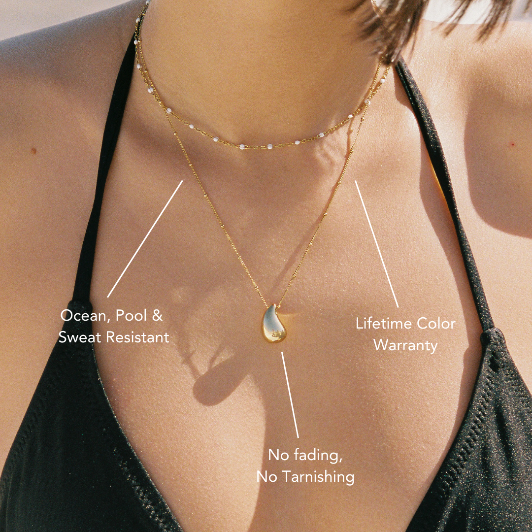 Collier en goutte