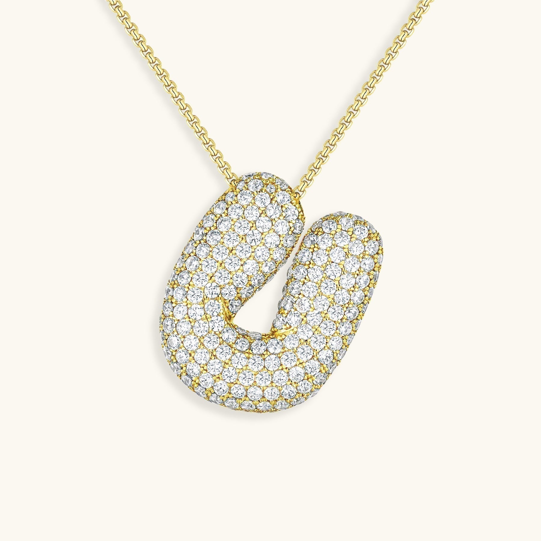 Collier Bubbly Initial-Diamant