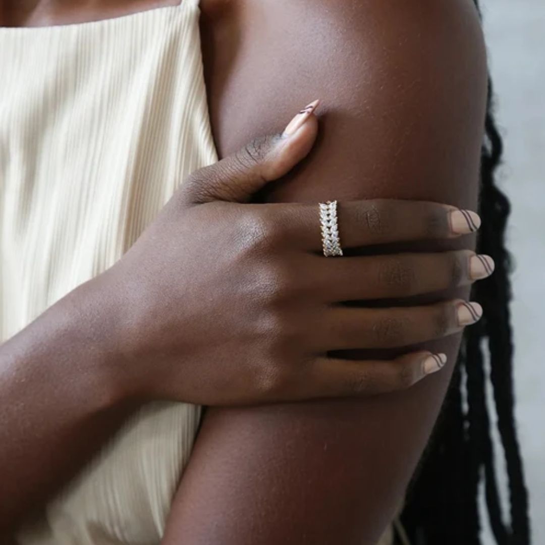 Bague en Or Gemustert Clarisse