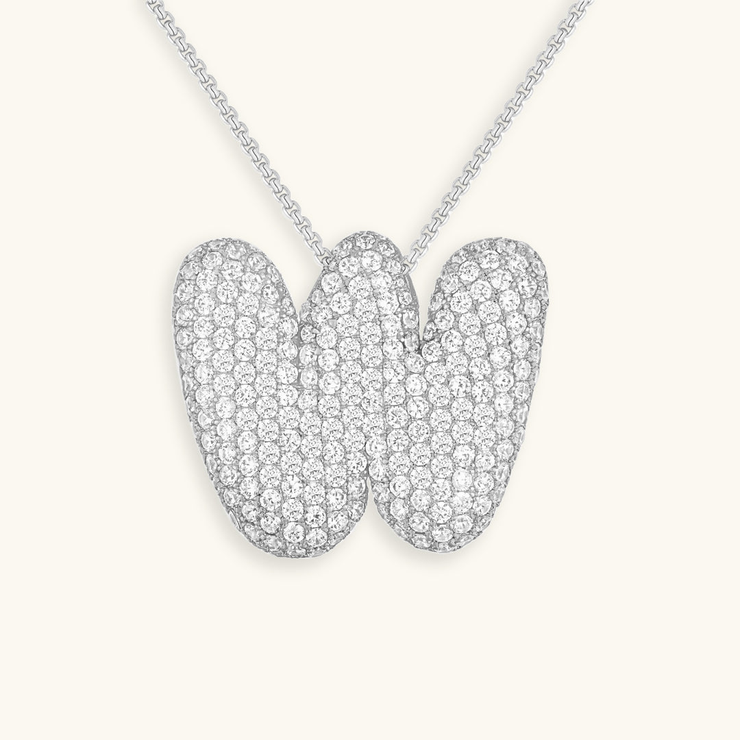 Collier Bubbly Initial-Diamant