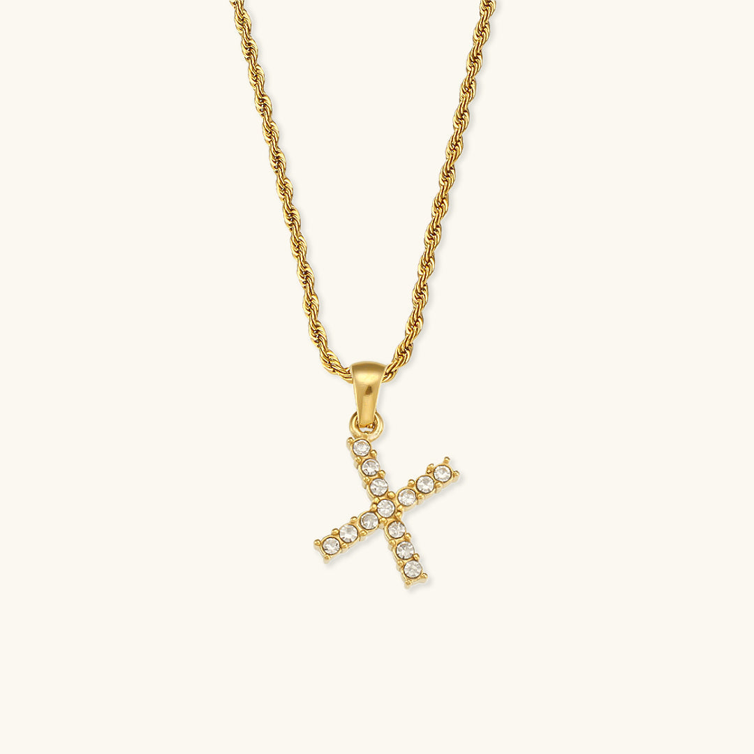 Collier en diamant avec initiales Maeve Buchstaben