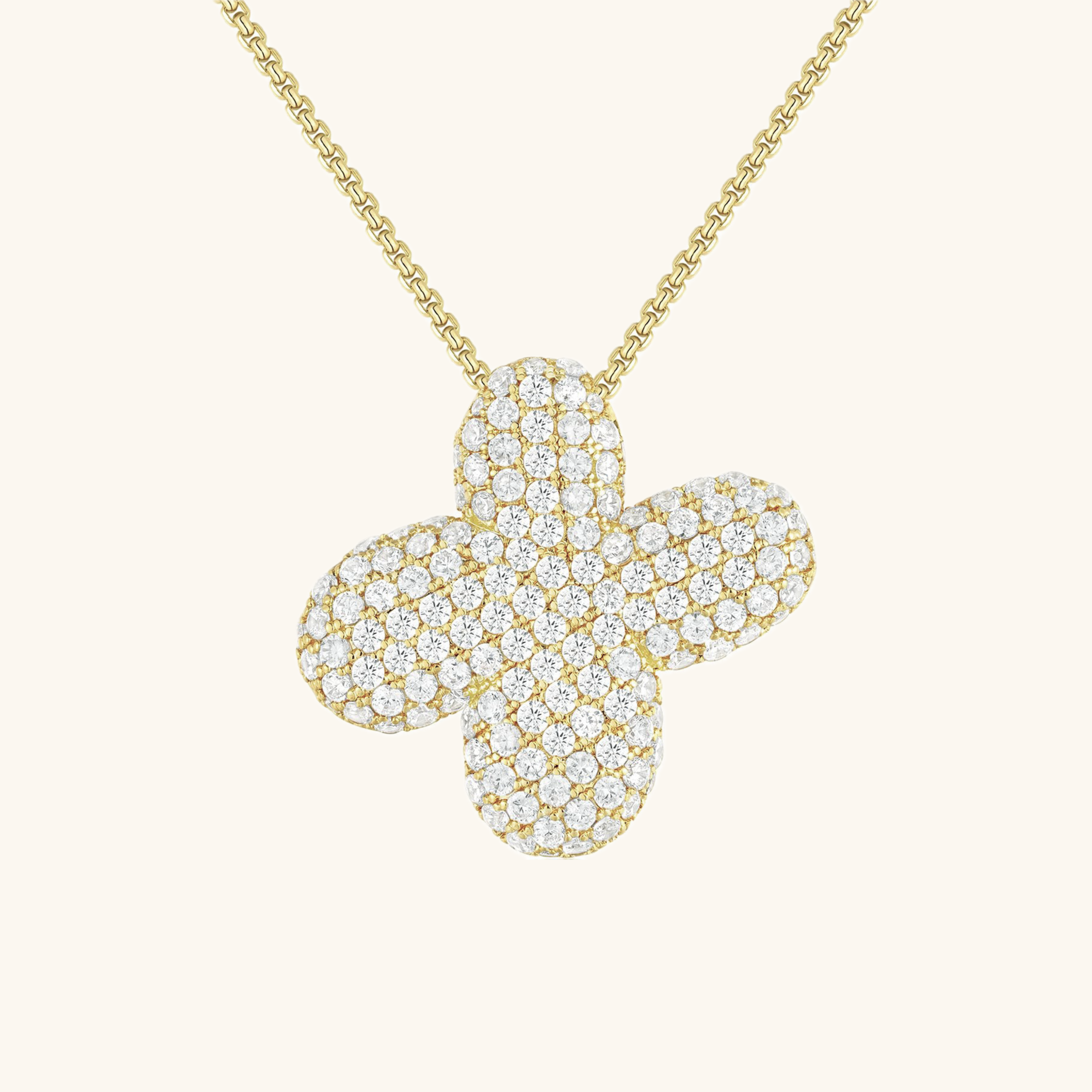 Collier Bubbly Initial-Diamant