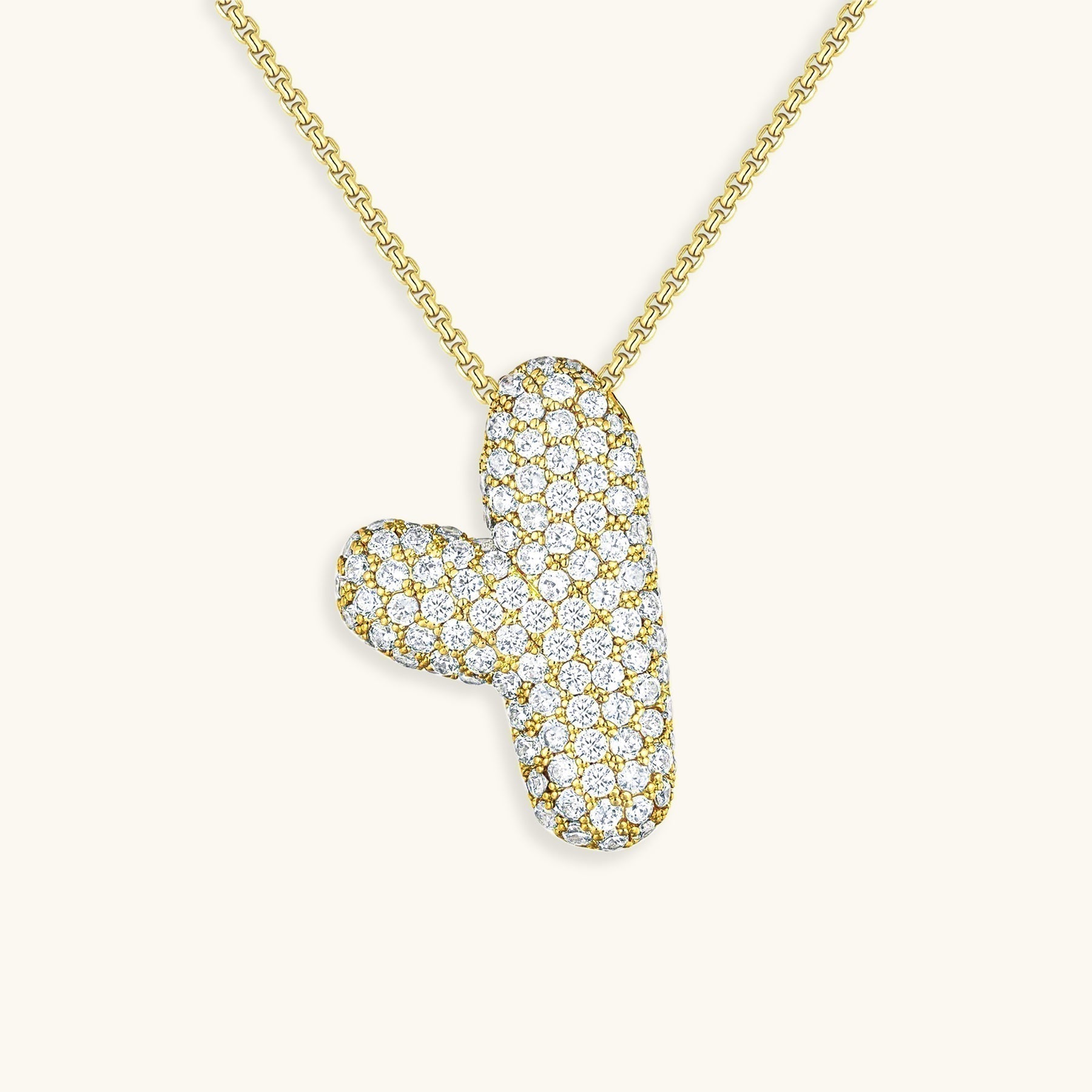 Collier Bubbly Initial-Diamant