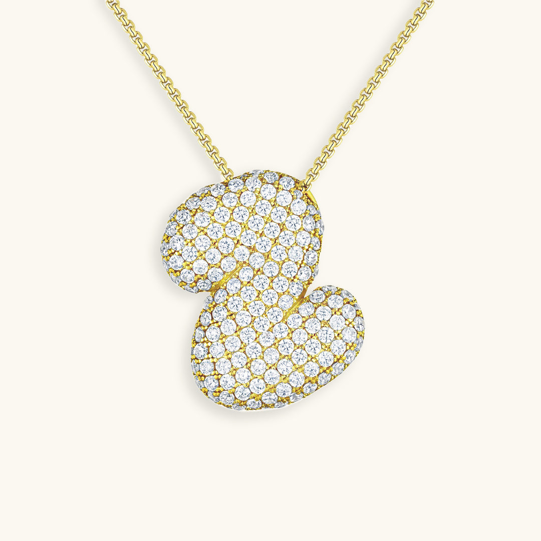 Collier Bubbly Initial-Diamant