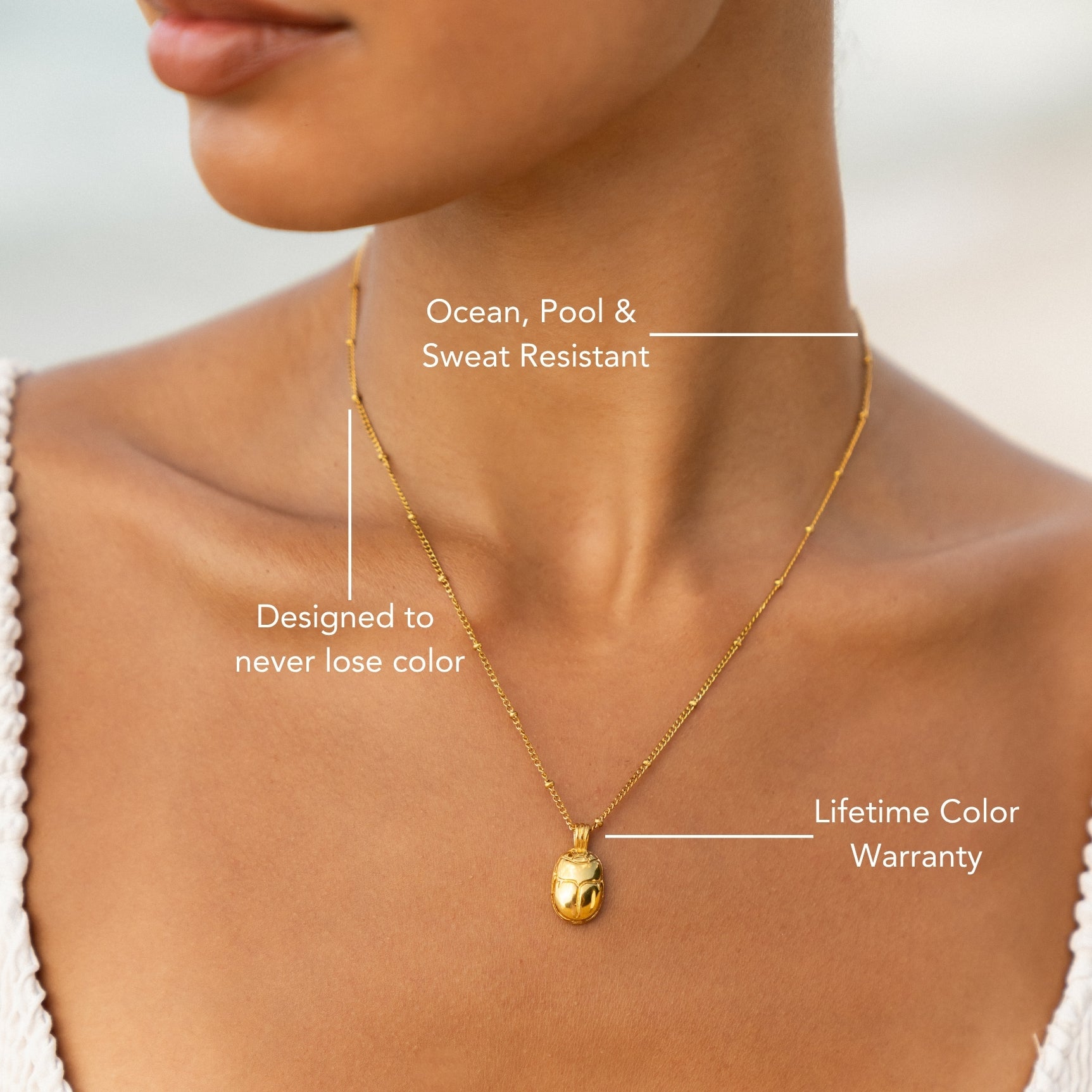 Collier Scarabée
