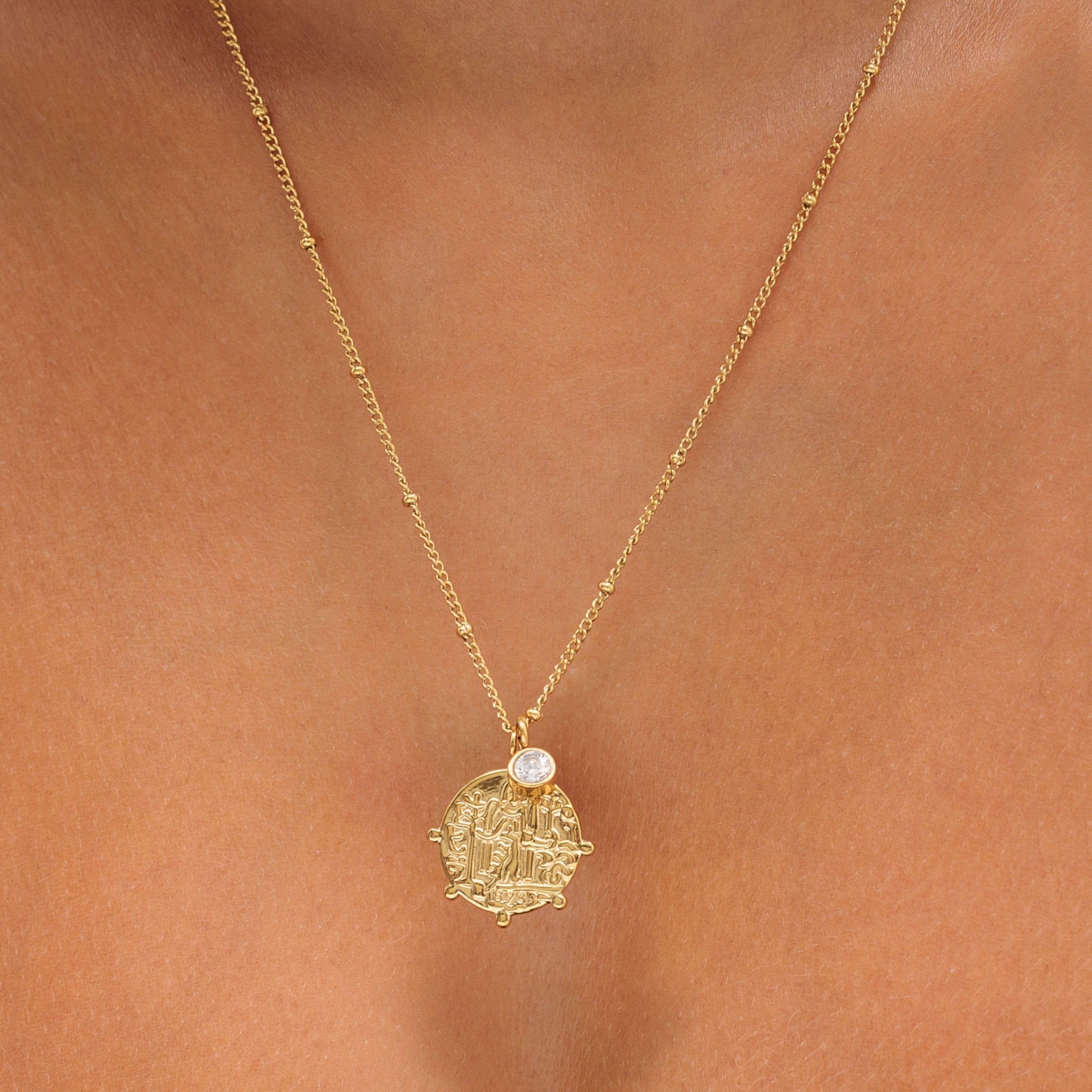 Collier médaillon "Athena" grec
