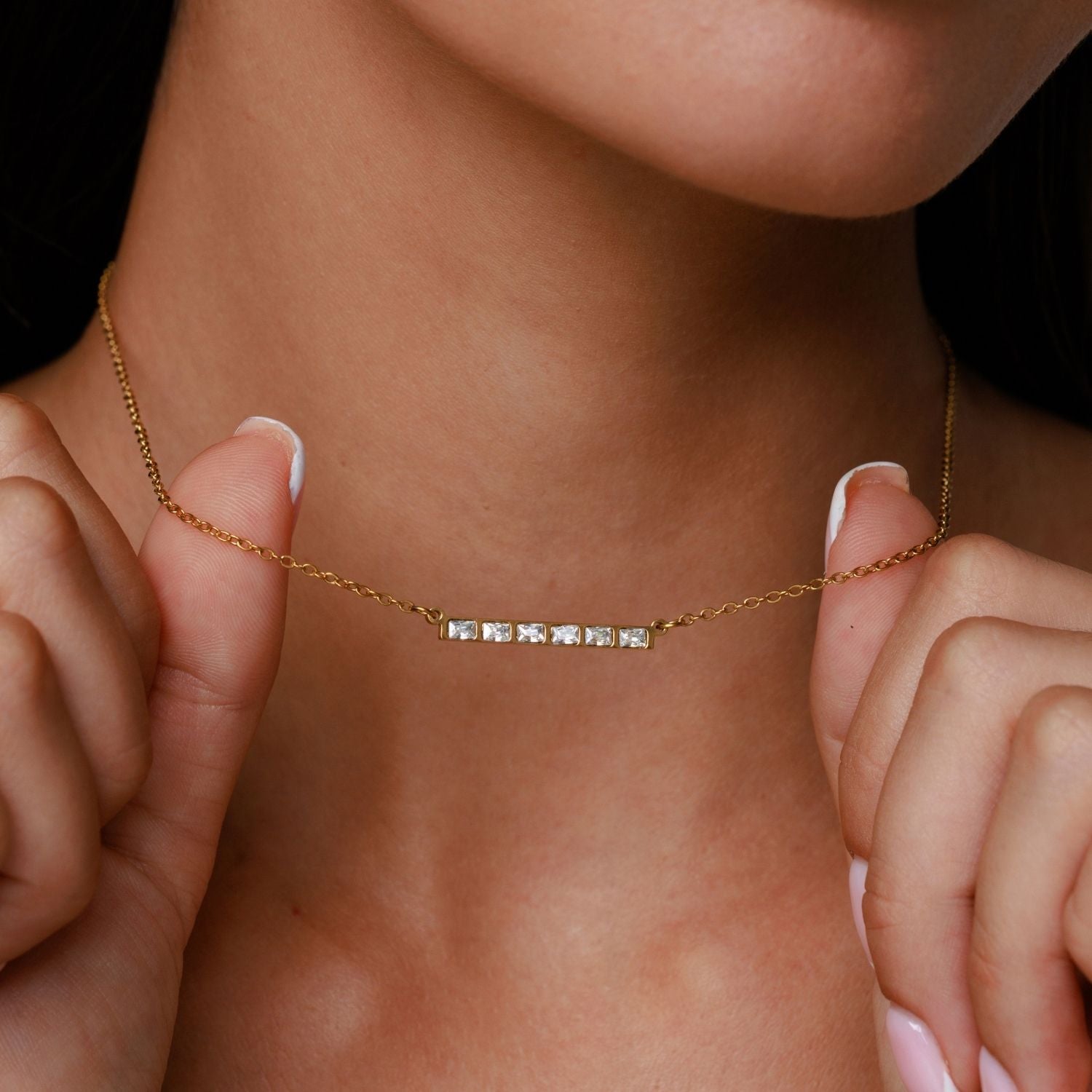 Collier Ligne Baguette