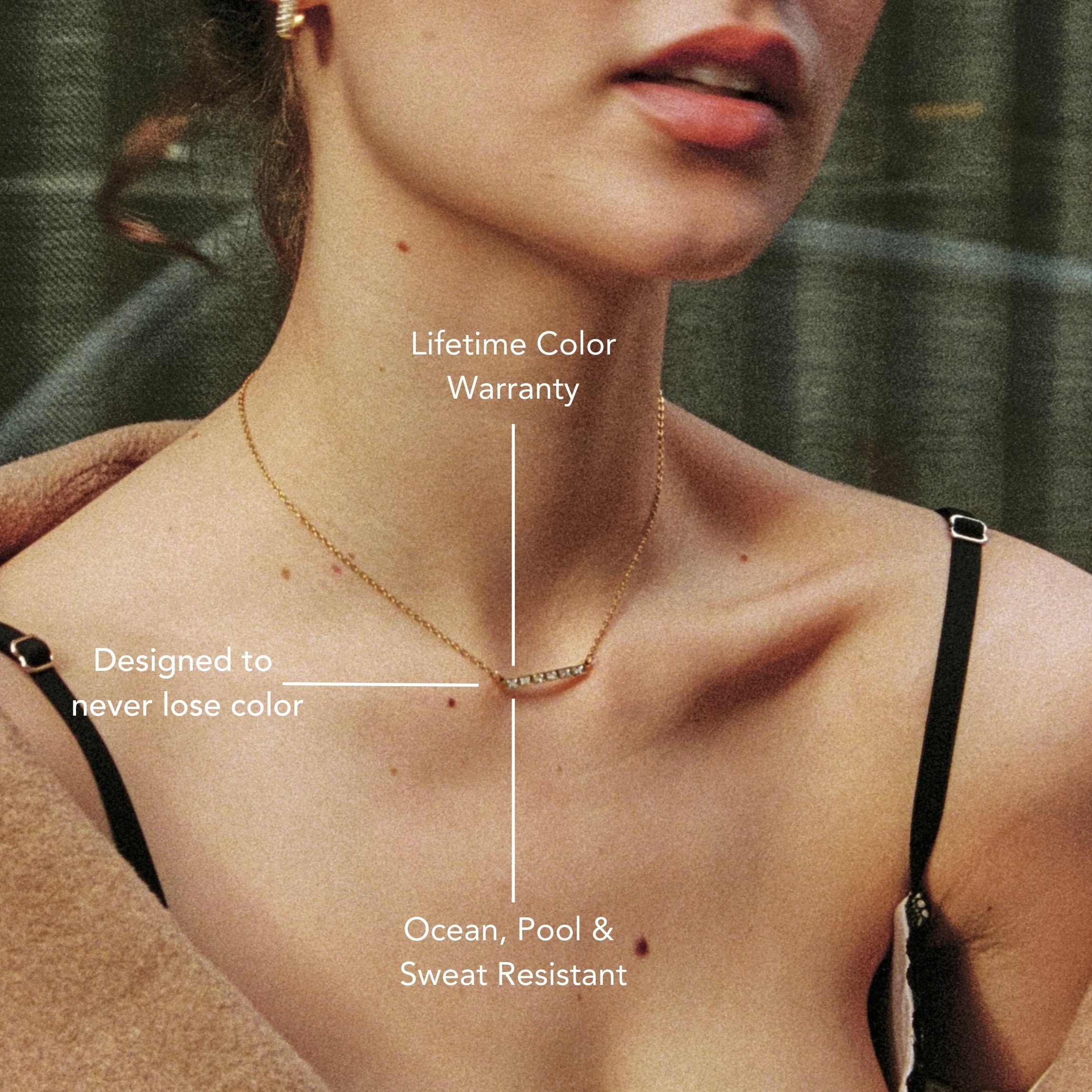 Collier Ligne Baguette