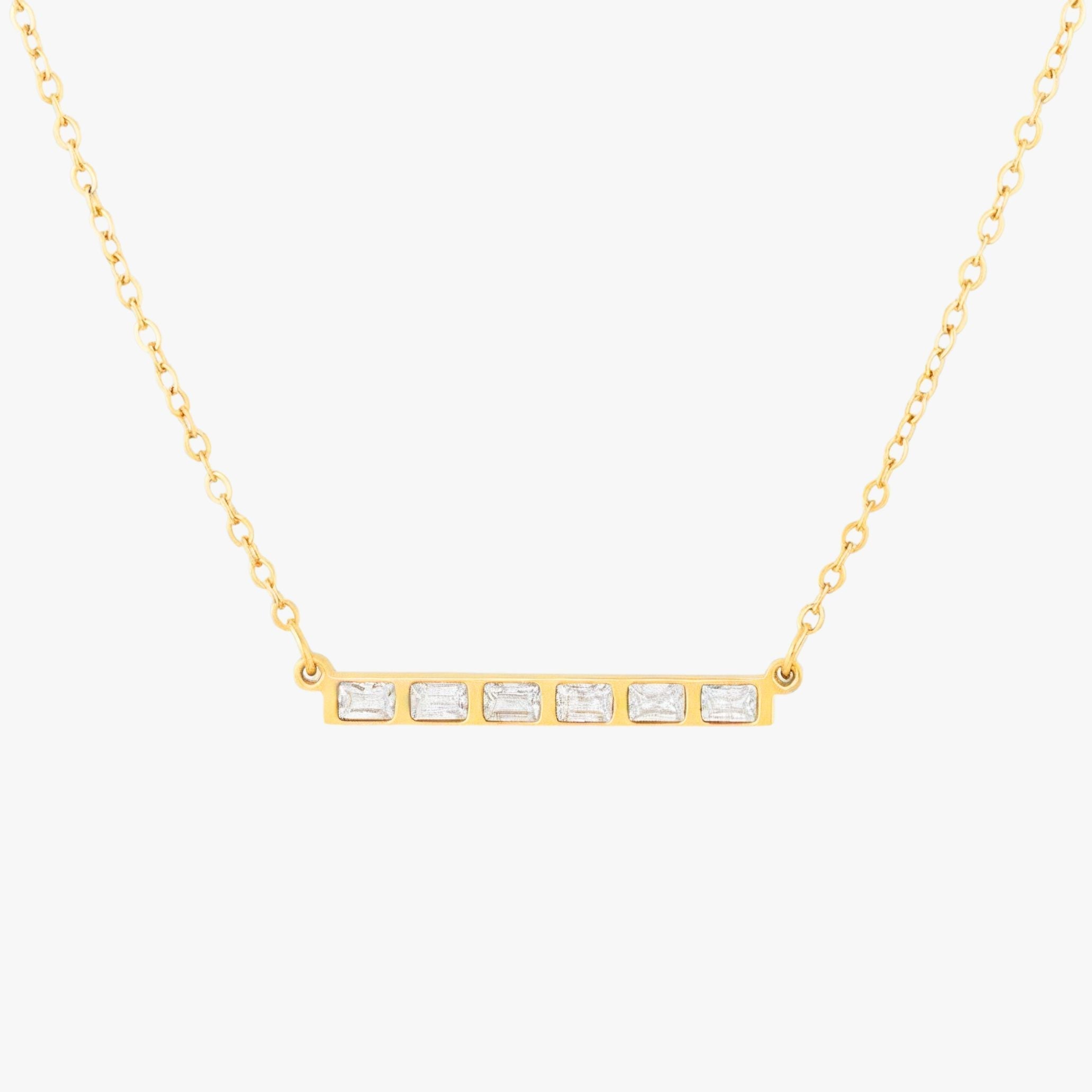 Collier Ligne Baguette