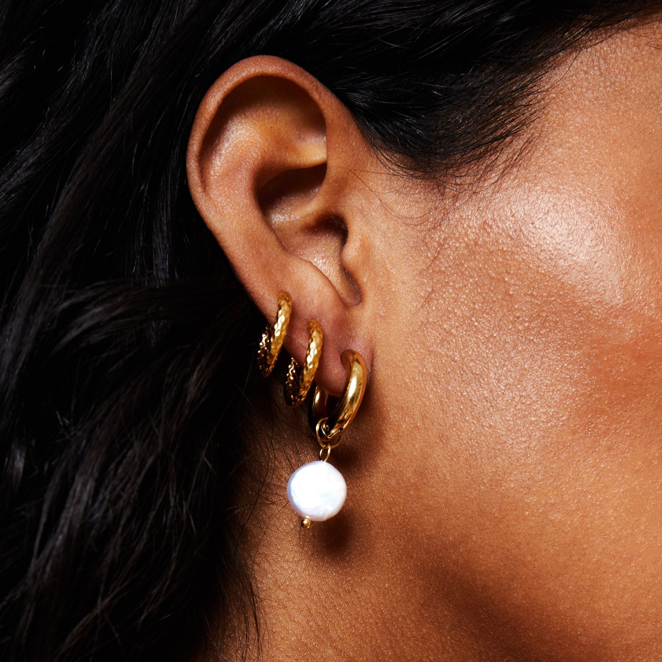 Boucles d'oreilles Chunky en perles
