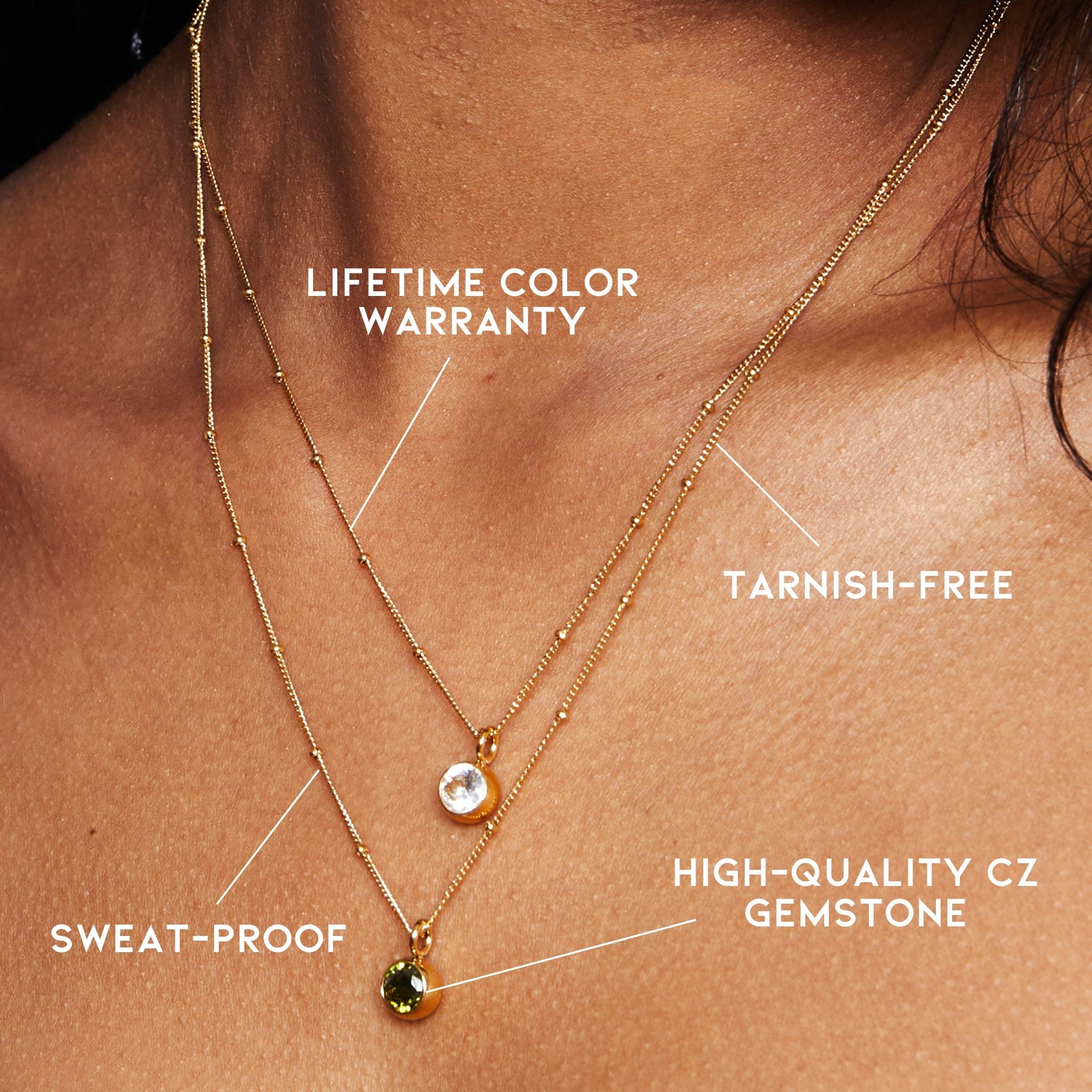 Collier de pierre de naissance