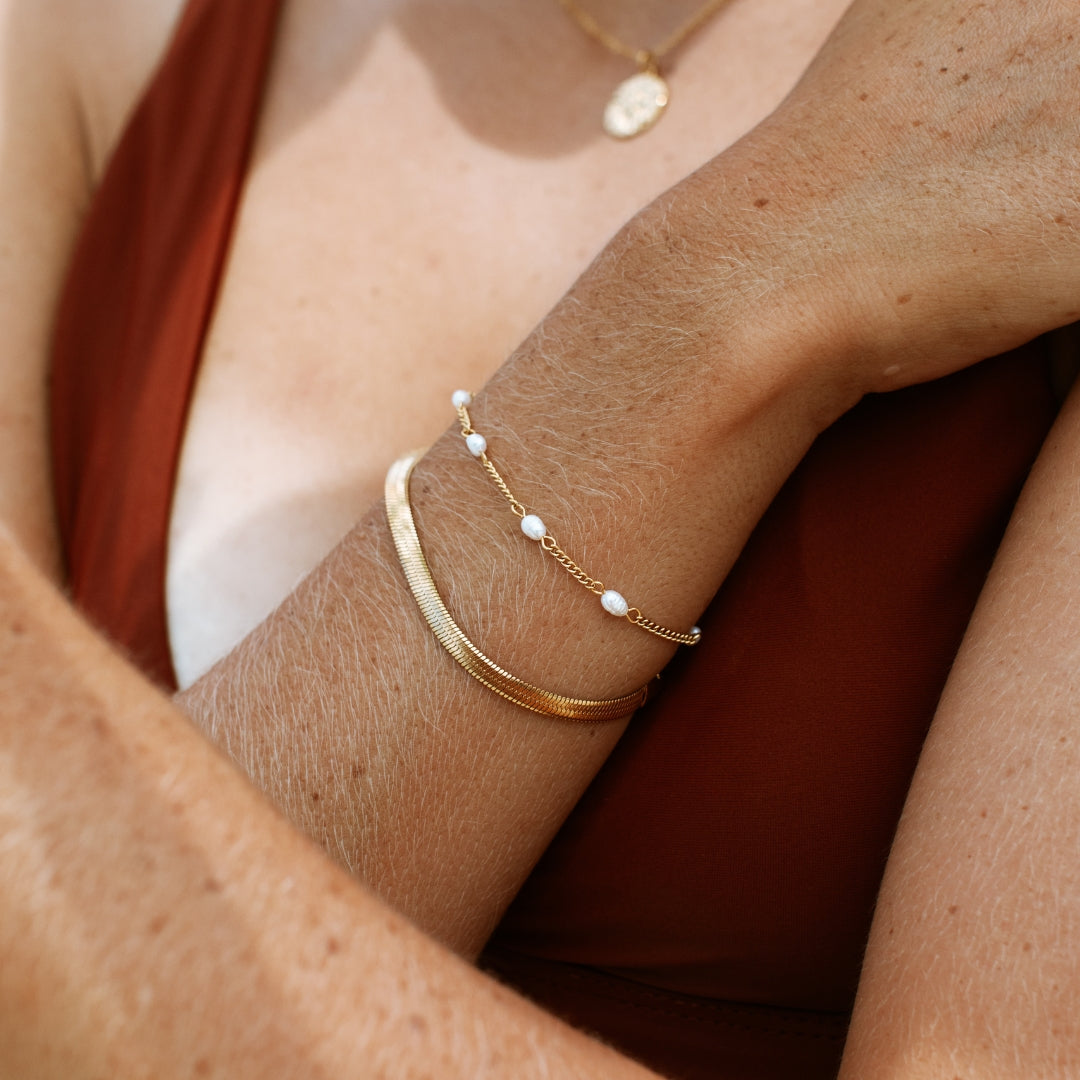 Bracelet en perles d'eau douce "Lovina"