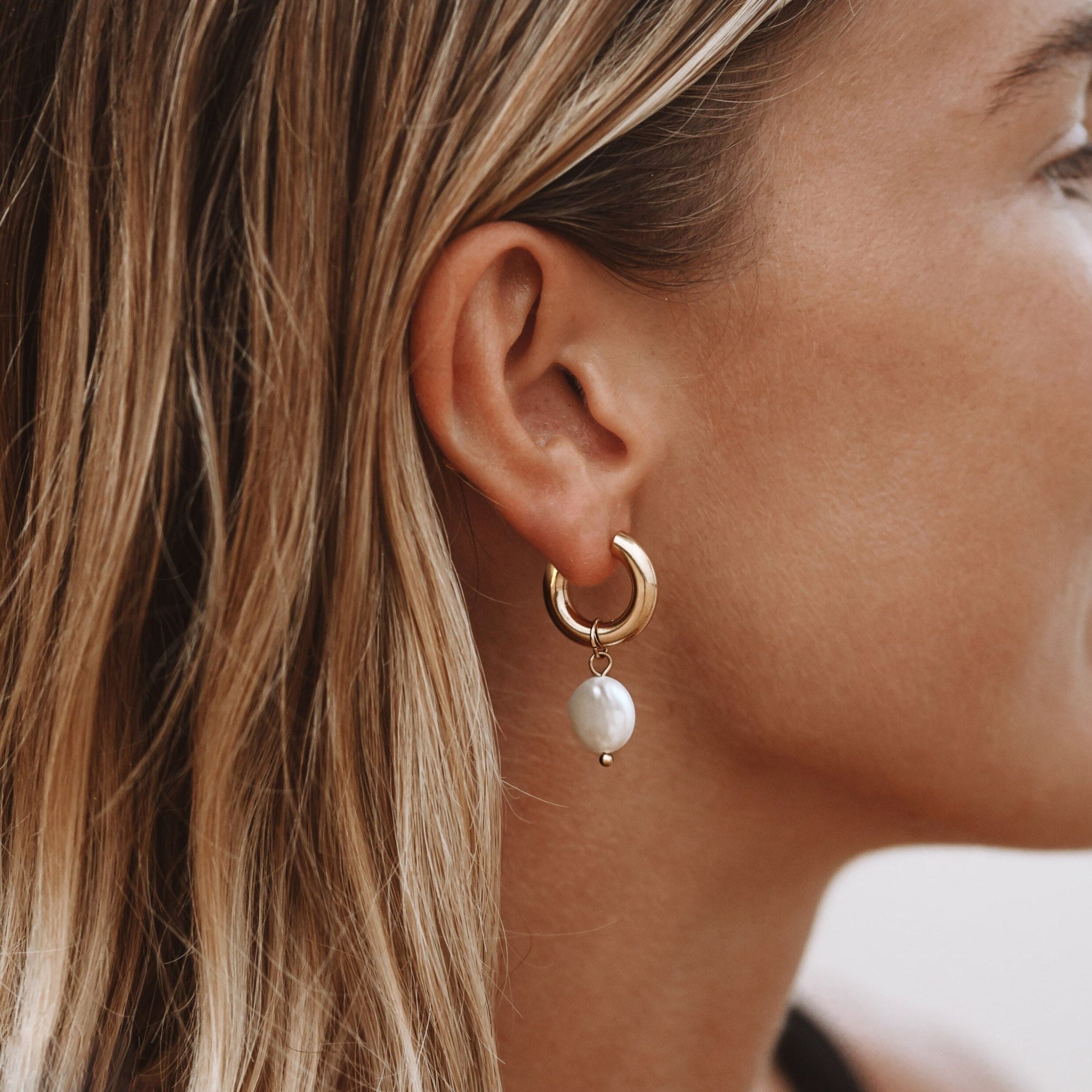 Boucles d'oreilles Chunky en perles