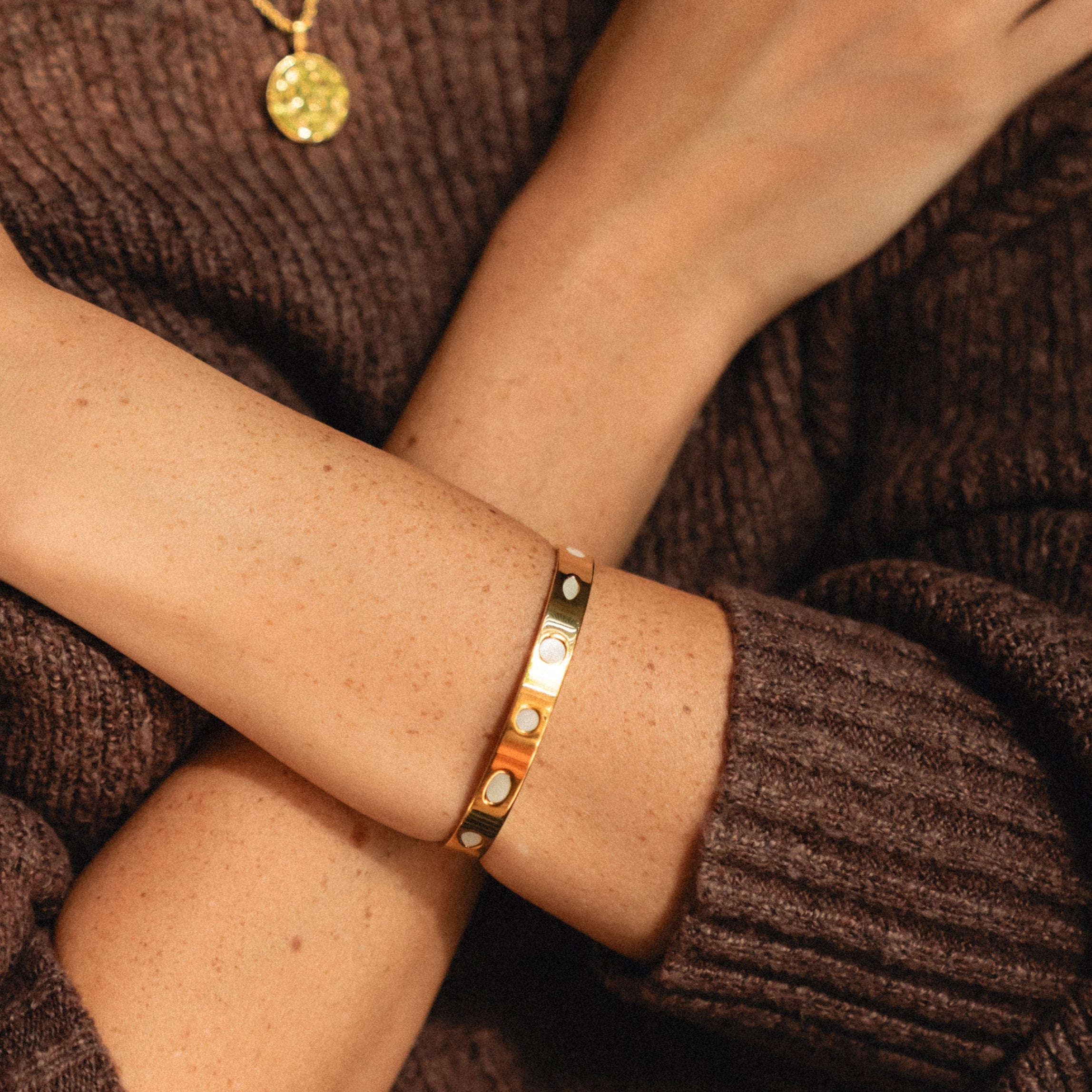 Bracelet en perles de mère