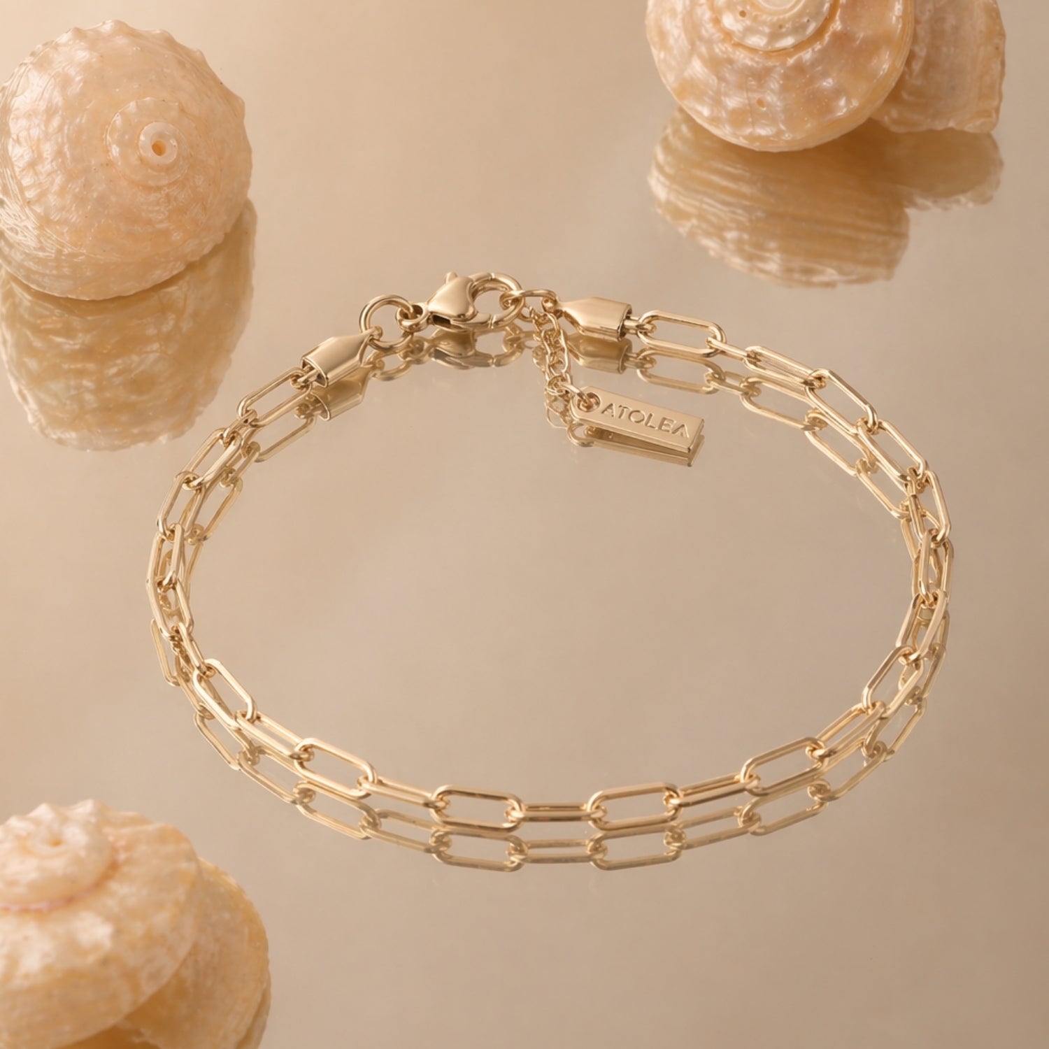 "Bracelet en trombone Cozumel"