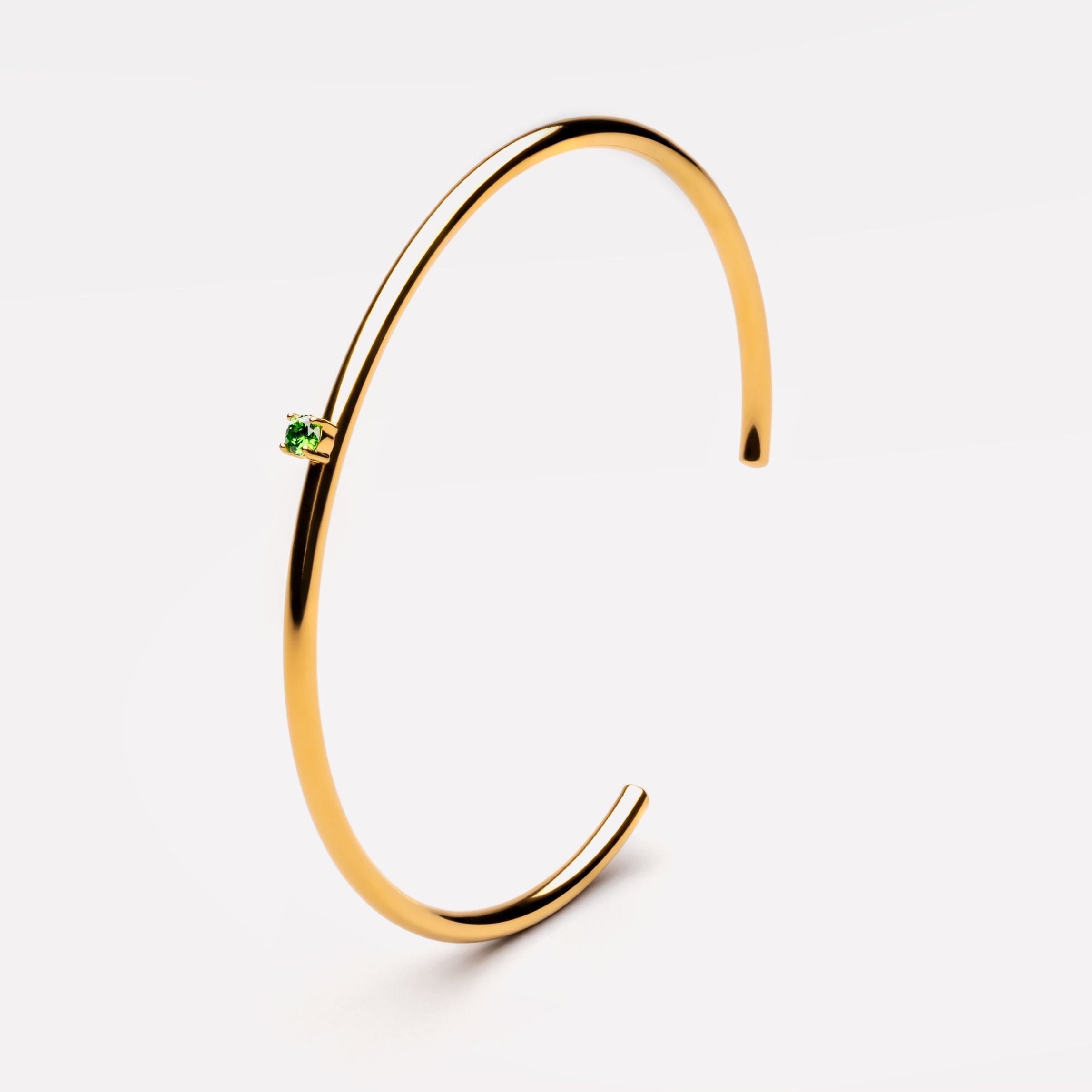 Bracelet en émeraude fin