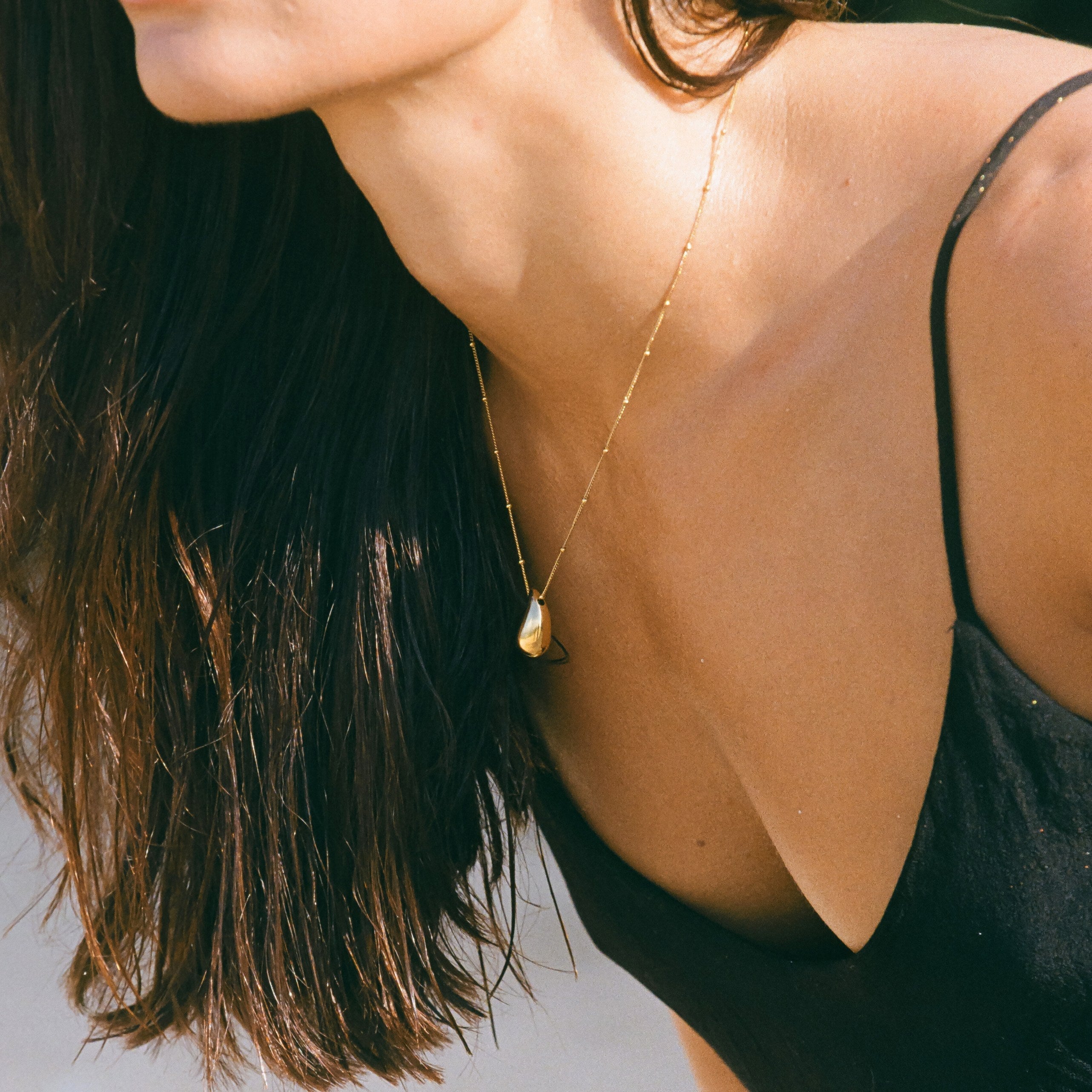 Collier en goutte