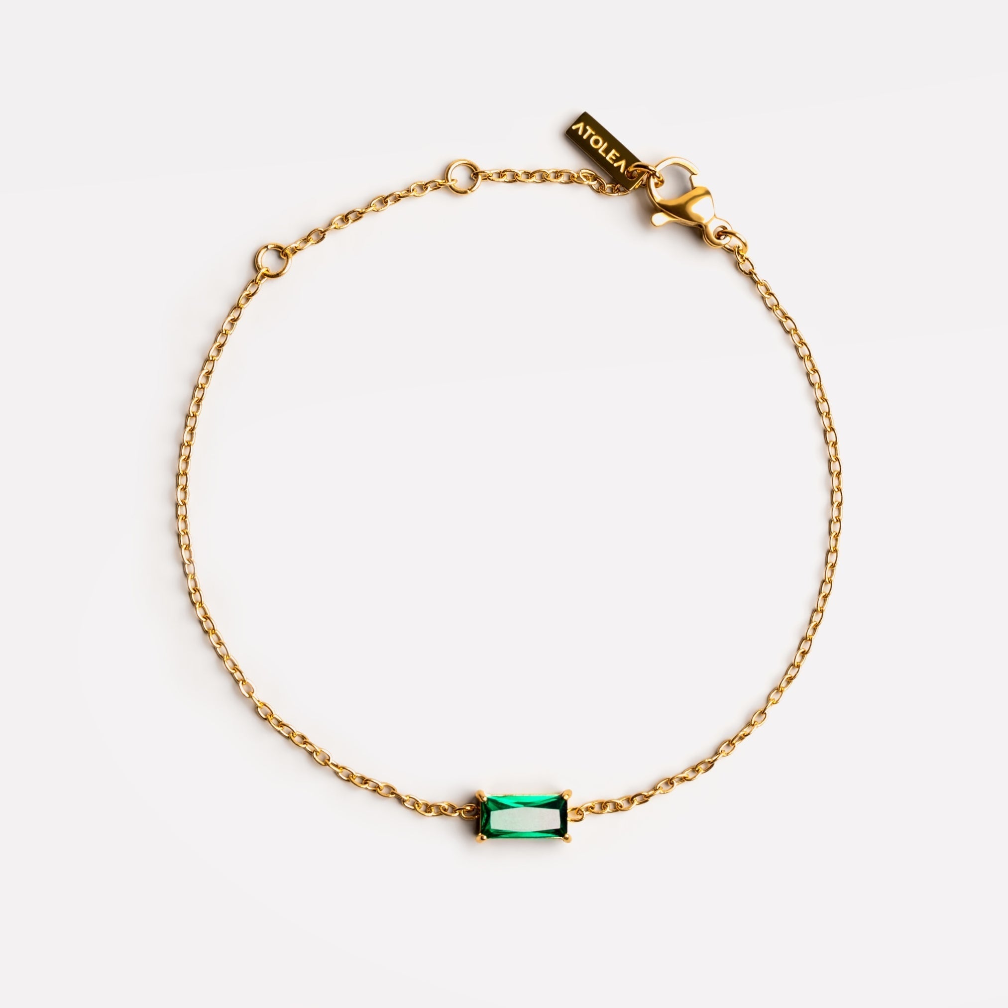 Bracelet en émeraude