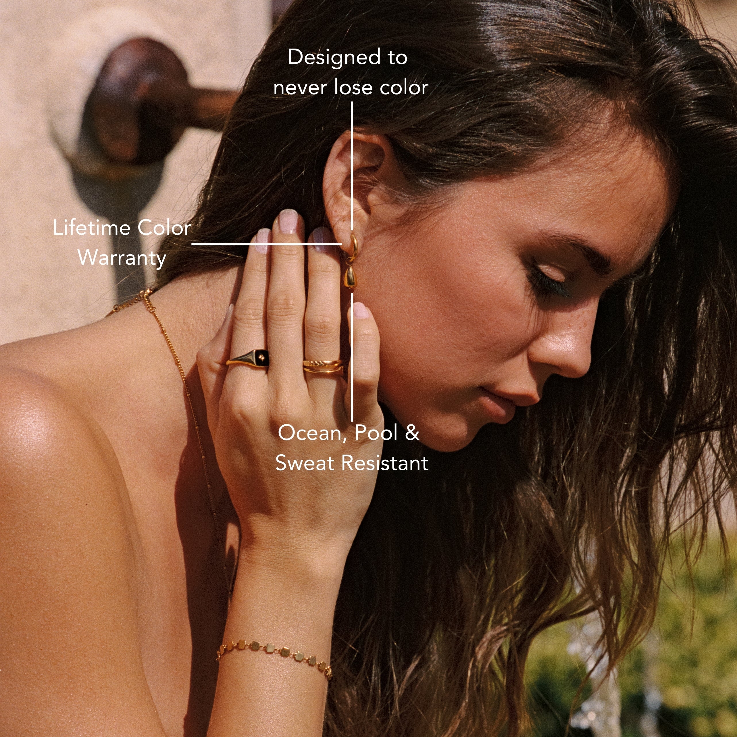 Boucles d'oreilles goutte