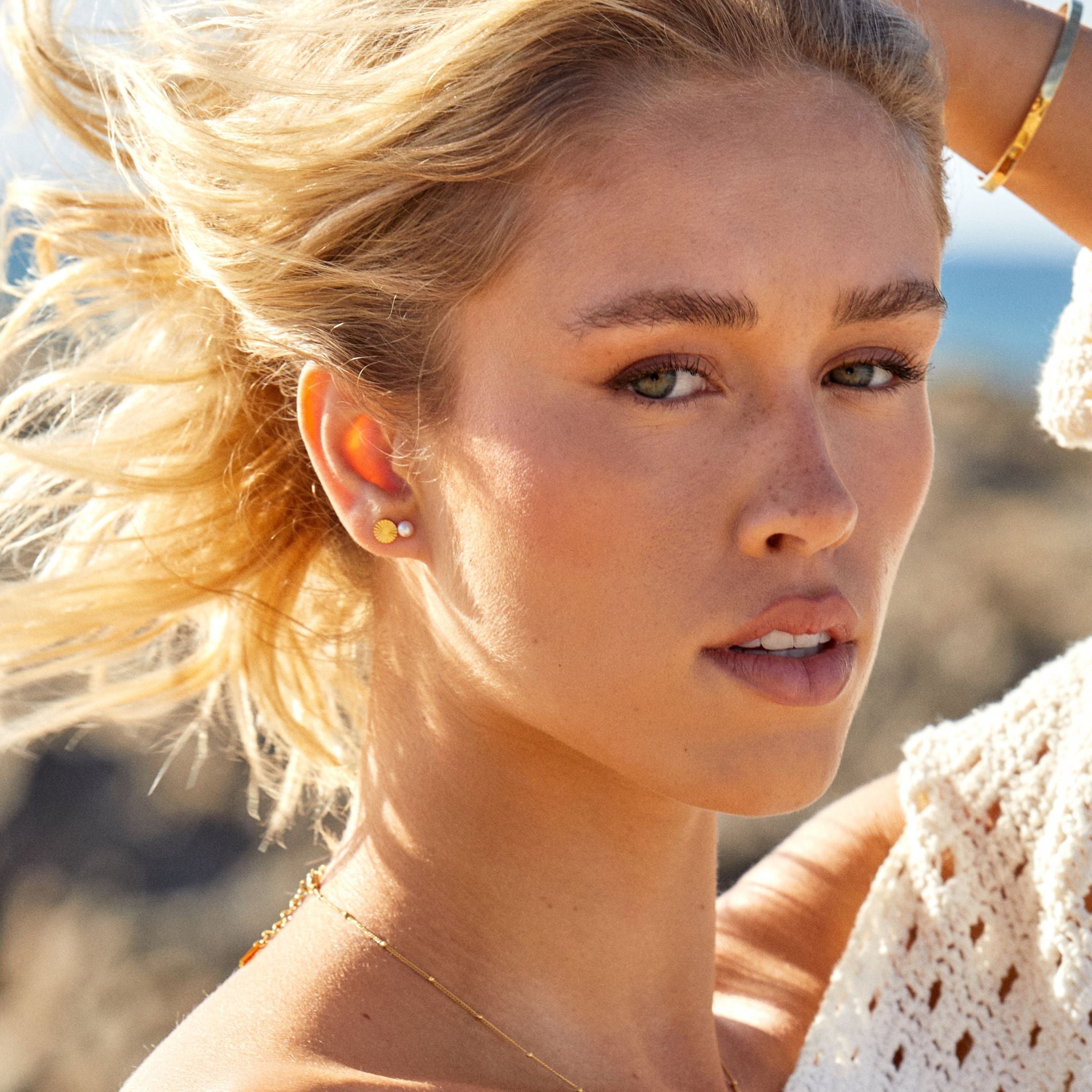 Boucles d'oreilles en perles