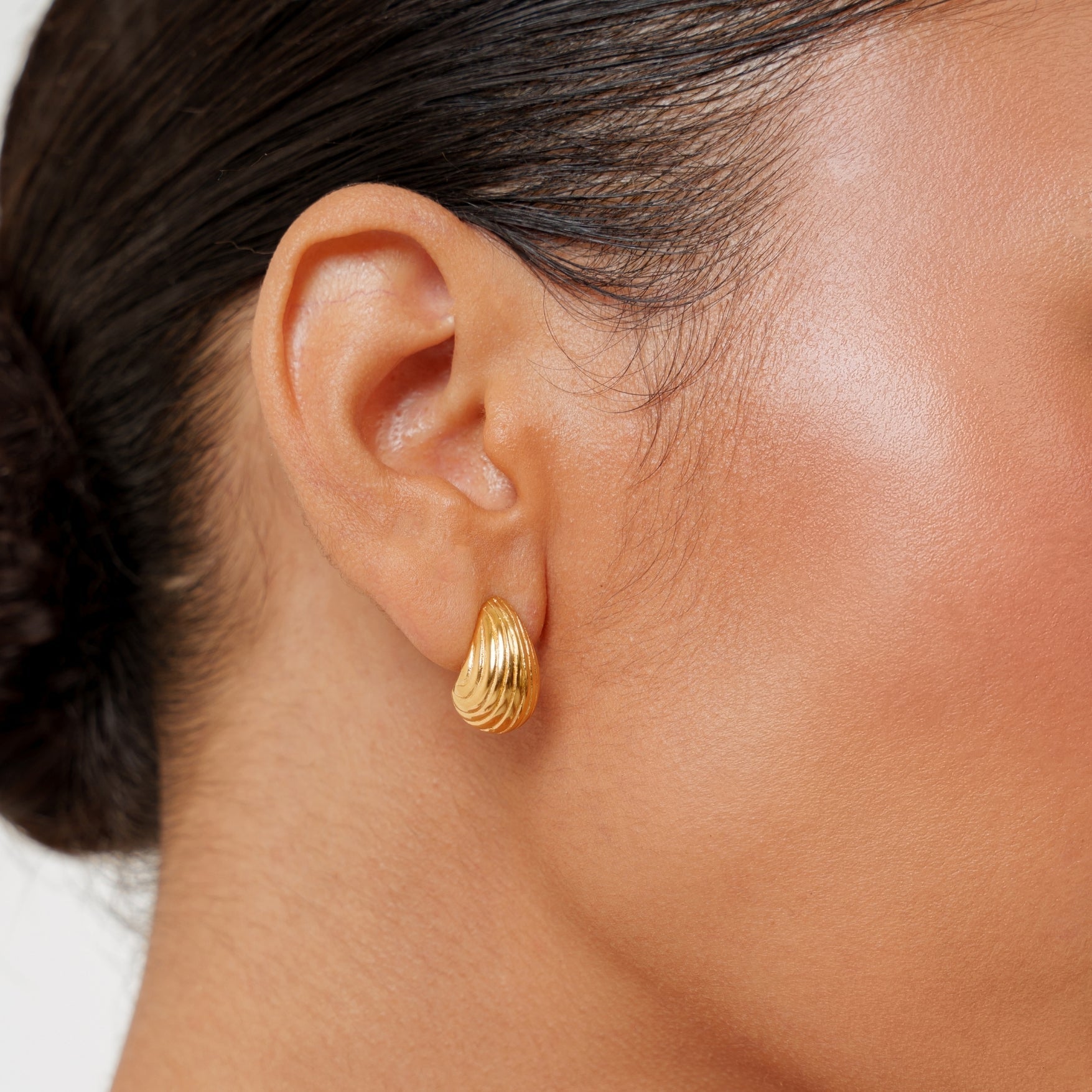 Boucles d'oreilles striées