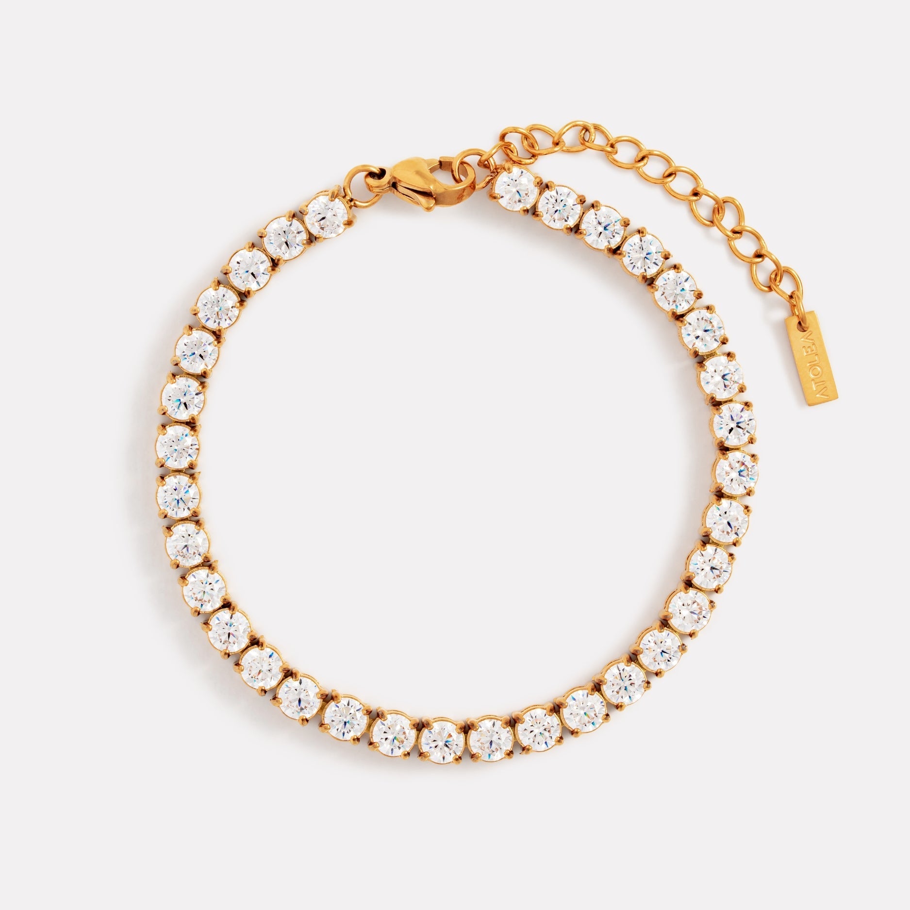 Bracelet de tennis audacieux