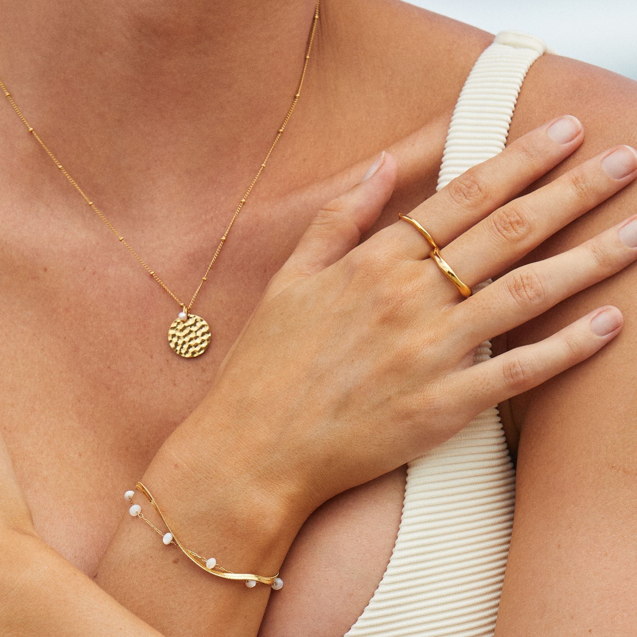 Collier Médaillon Île