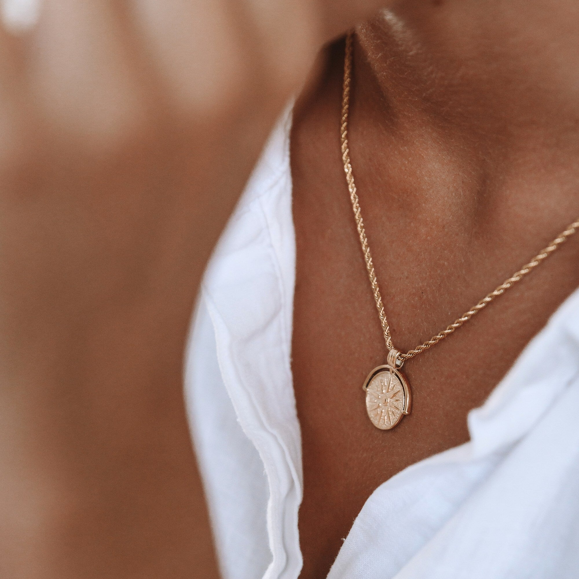 Collier Solaire Doré