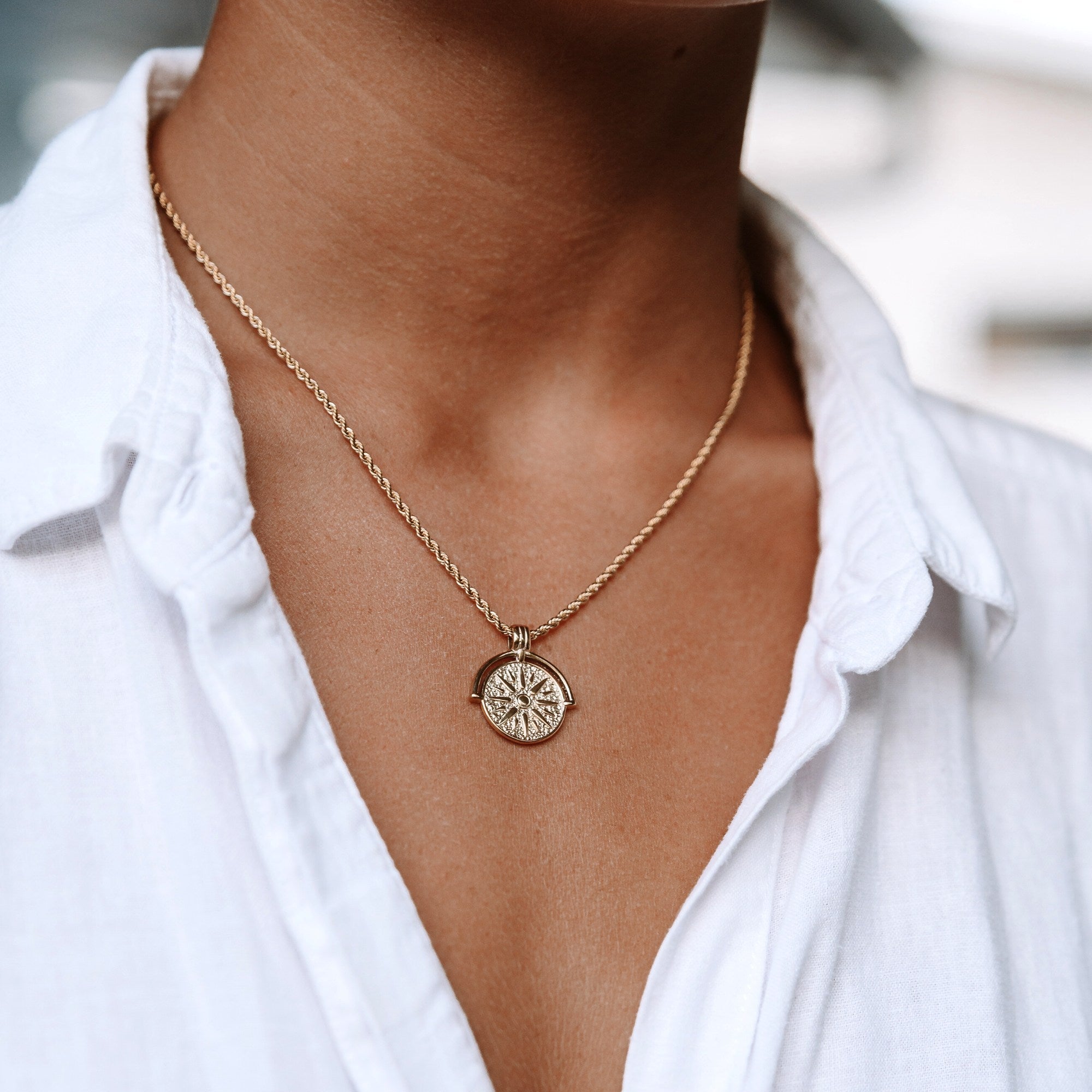 Collier Solaire Doré