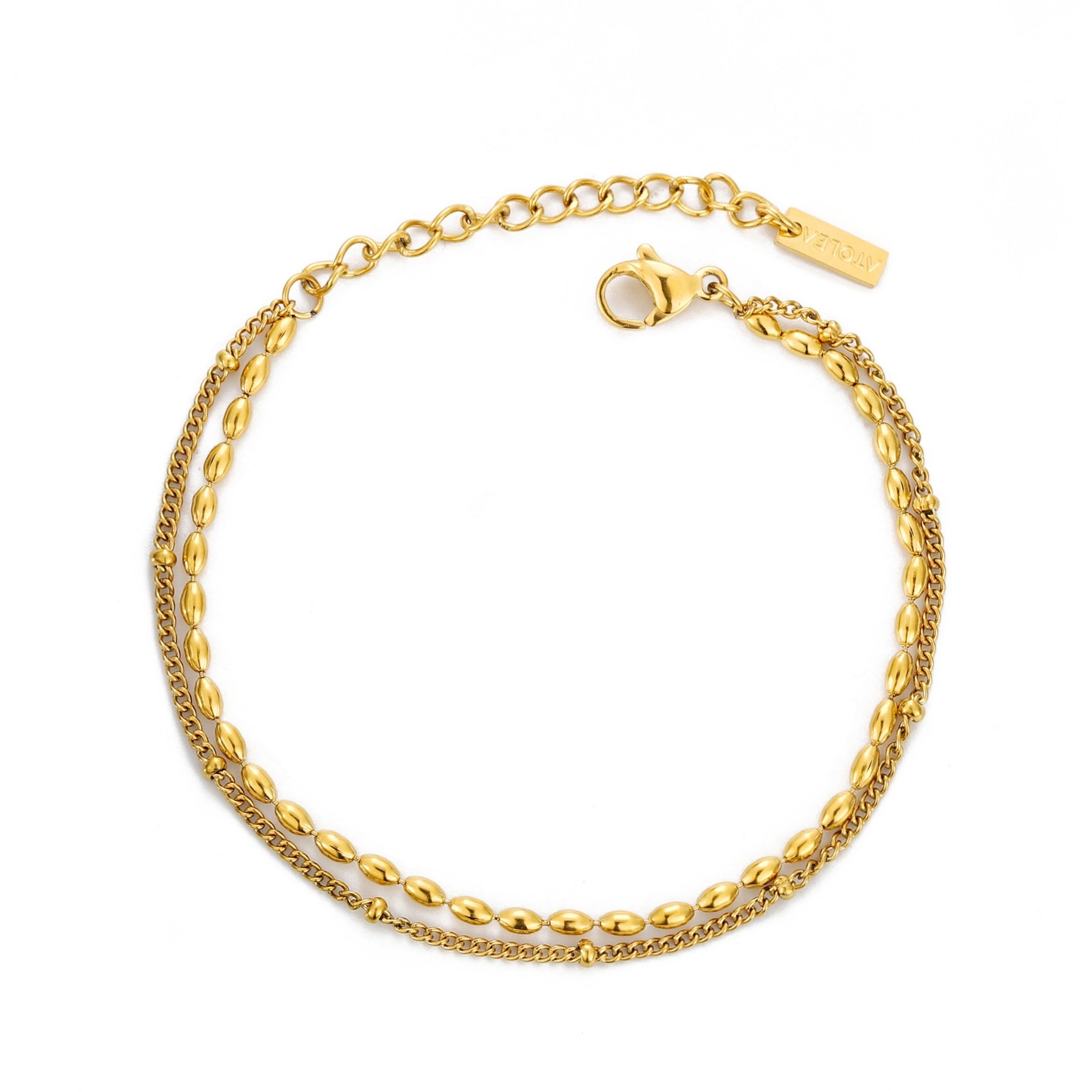 Bracelet en pierres de rivière