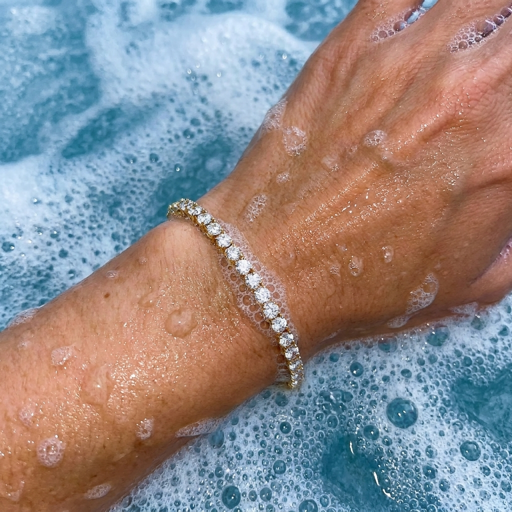 Bracelet de tennis en or