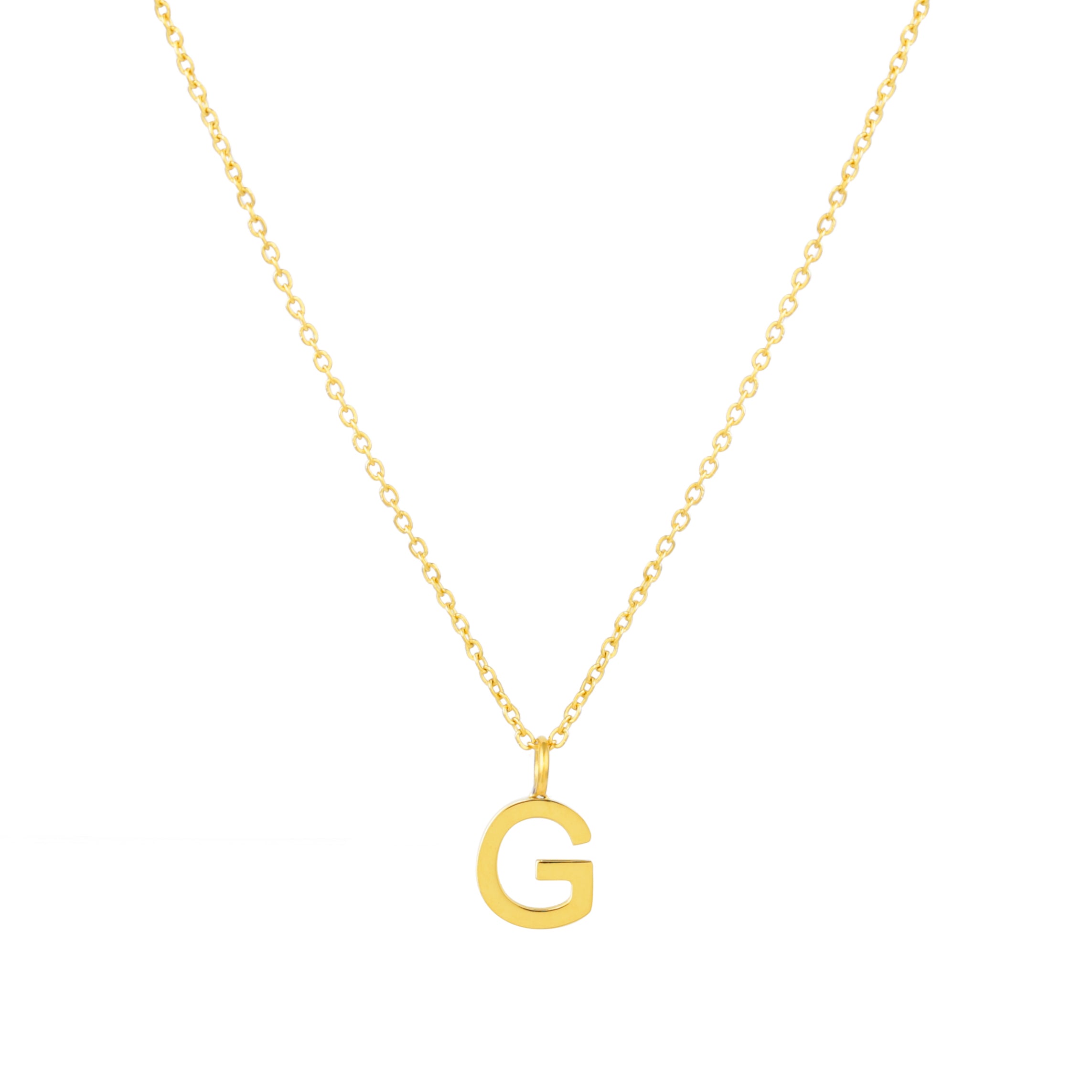 Collier avec initiales