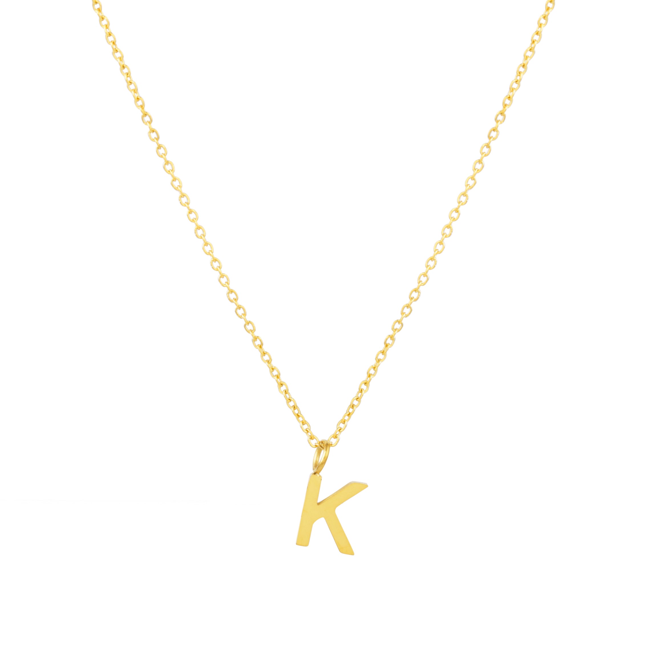 Collier avec initiales