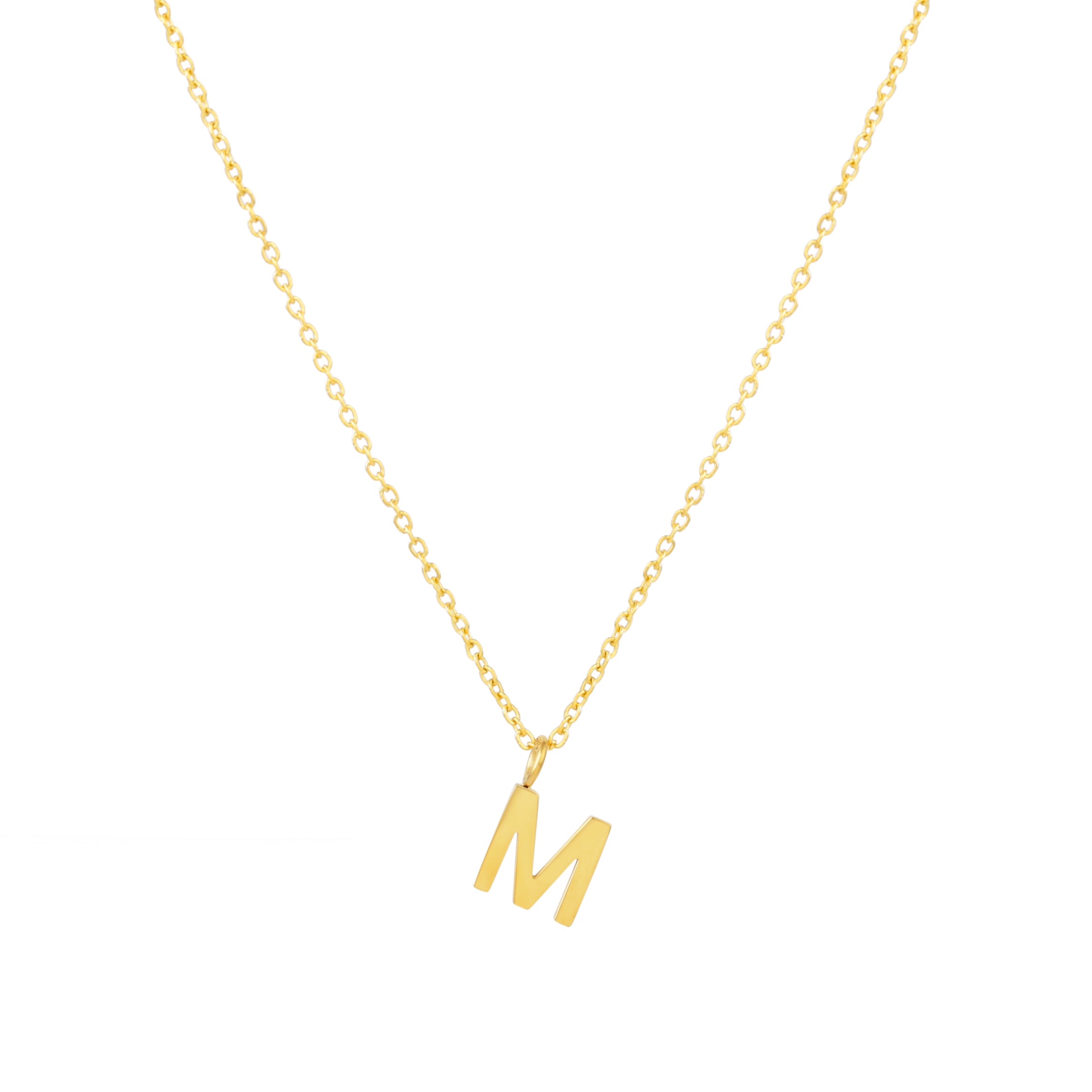 Collier avec initiales